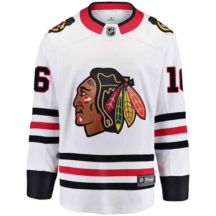Chicago Blackhawks Eddie Olczyk Road Breakaway Jersey With Authentic Lettering - Image 2