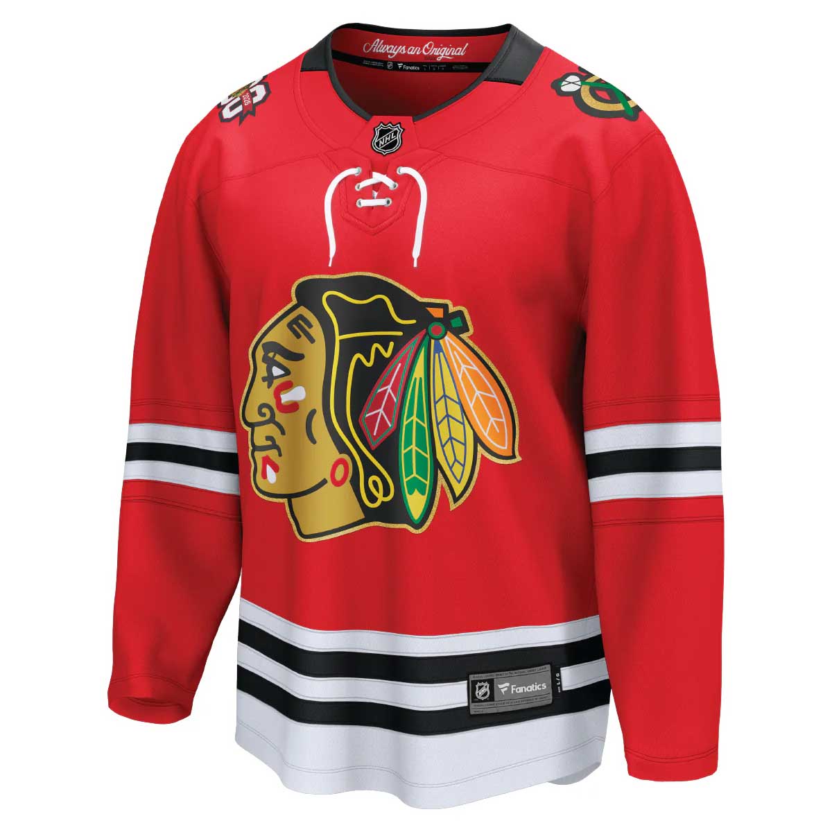 Chicago Blackhawks Fanatics 2025 Home Centennial Breakaway Jersey - Image 2