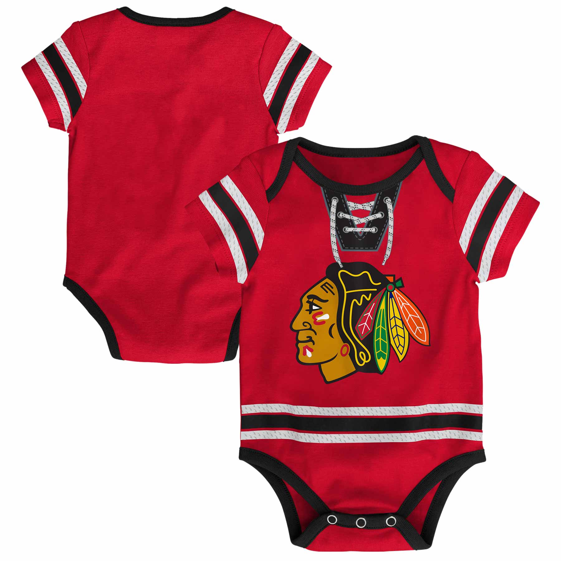 Chicago Blackhawks Infant Pro Plain Team Creeper - Image 3