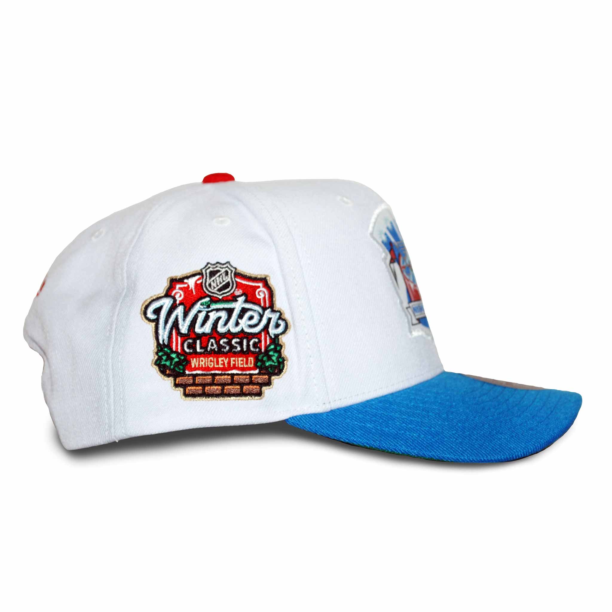 Chicago Blackhawks Mitchell & Ness 2024 Winter Classic Marquee Pro Snapback Adjustable Cap - Image 4