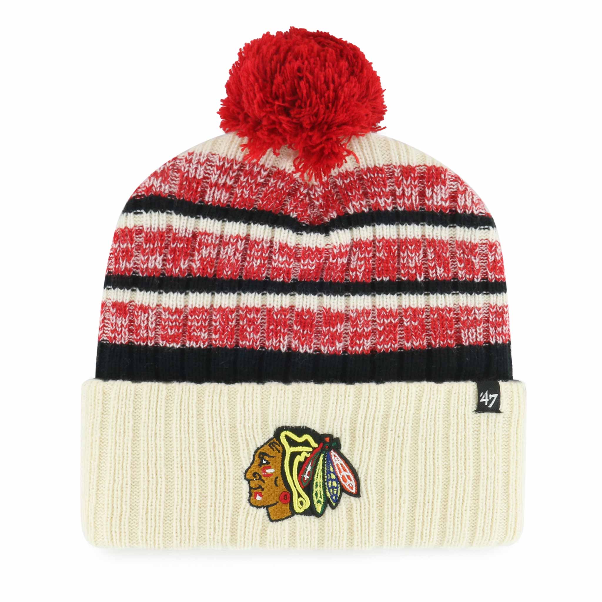 Chicago Blackhawks Natural Tavern 47 Cuff Knit
