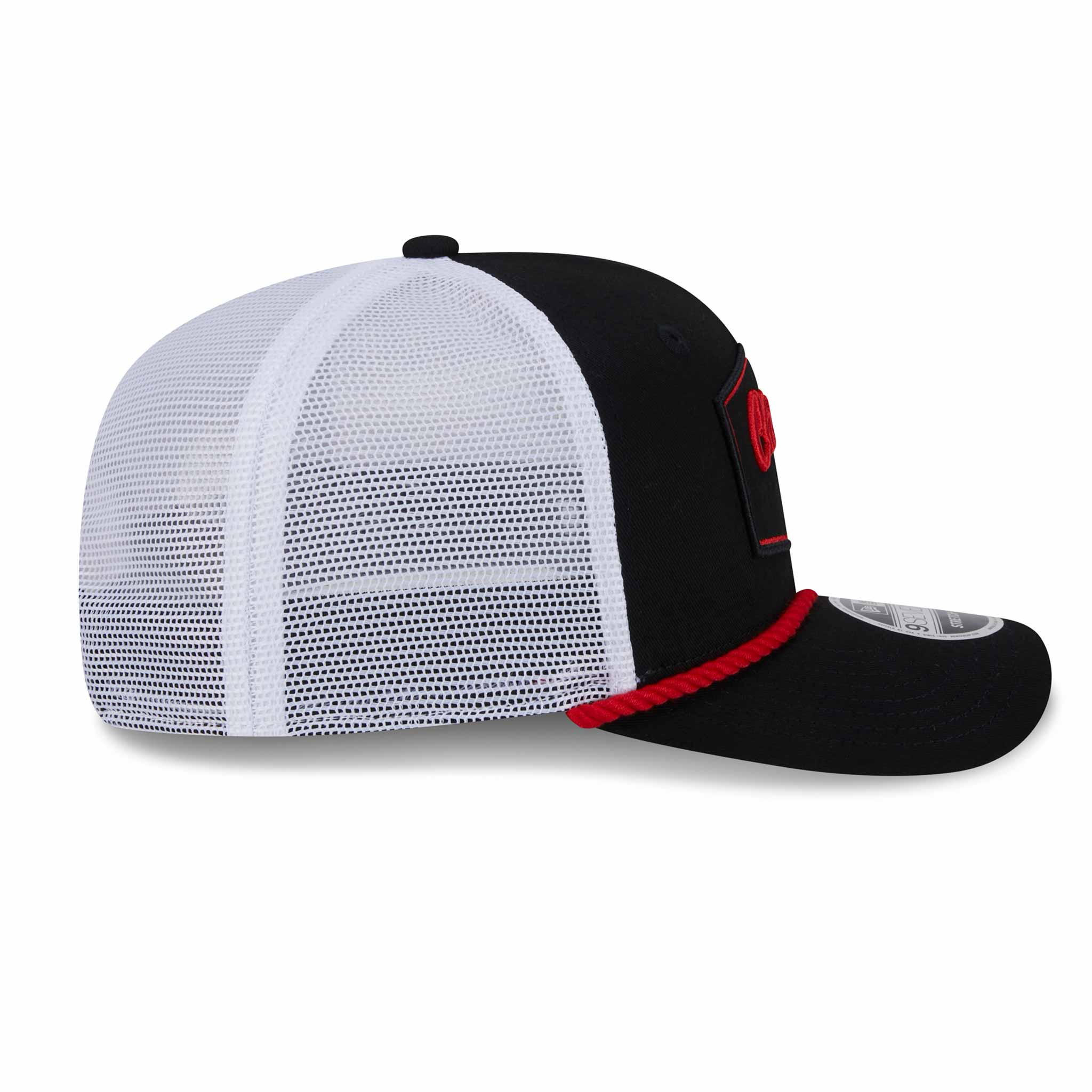 Chicago Blackhawks New Era 9SEVENTY Stretch Snap Rope Patch Adjustable Cap - Image 6