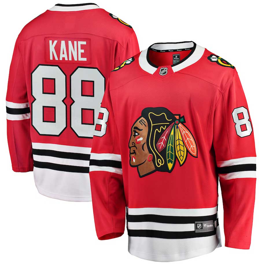 Chicago Blackhawks Patrick Kane Home Breakaway Jersey With Authentic Lettering