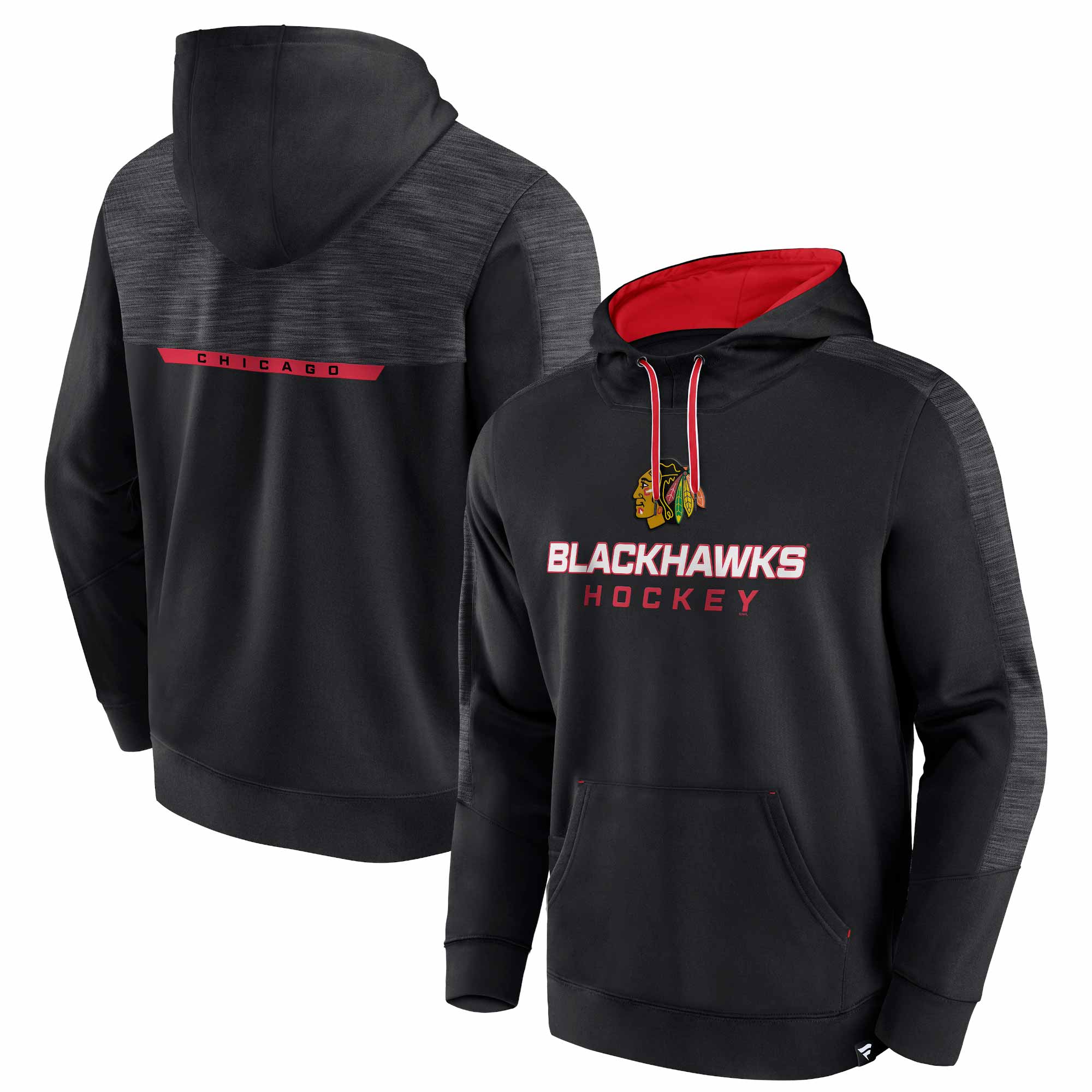 Chicago Blackhawks Pullover Hooded Sweatshirt - Image 2