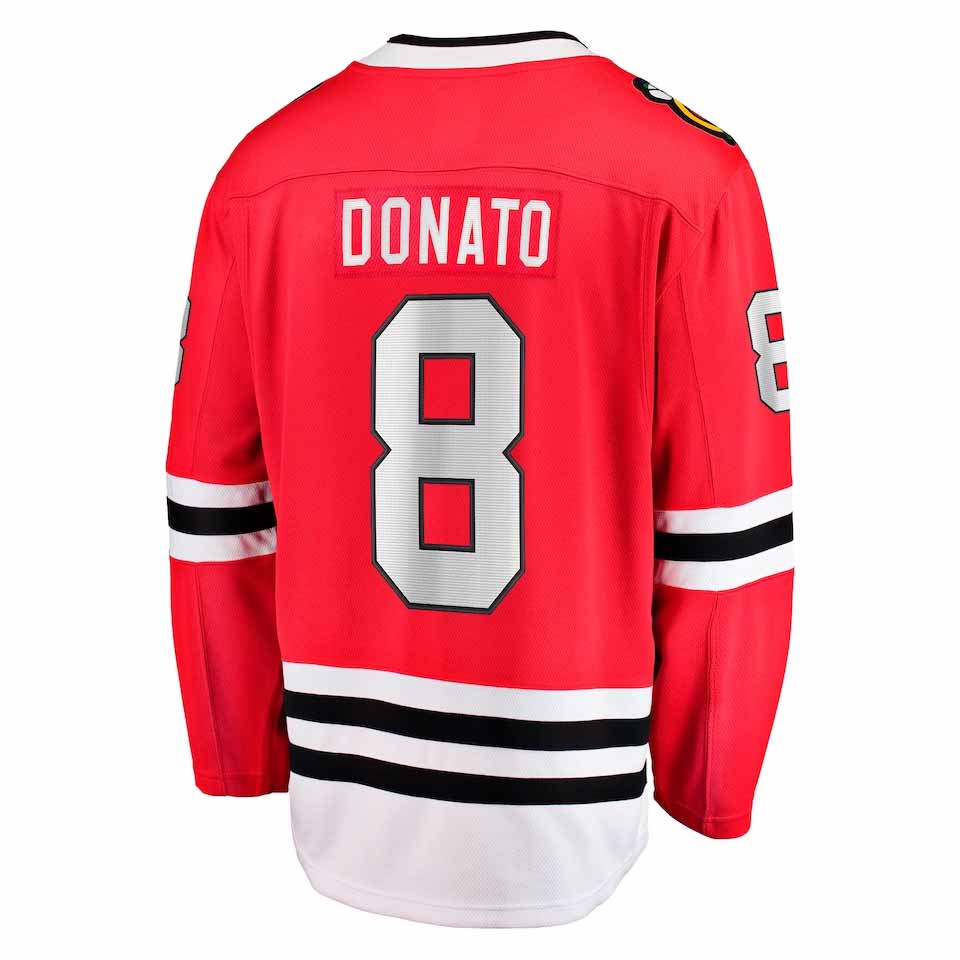 Chicago Blackhawks Ryan Donato Home Breakaway Jersey With Authentic Lettering - Image 3