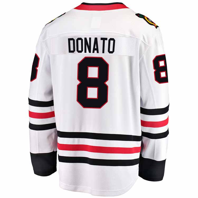 Chicago Blackhawks Ryan Donato Road Breakaway Jersey With Authentic Lettering - Image 3