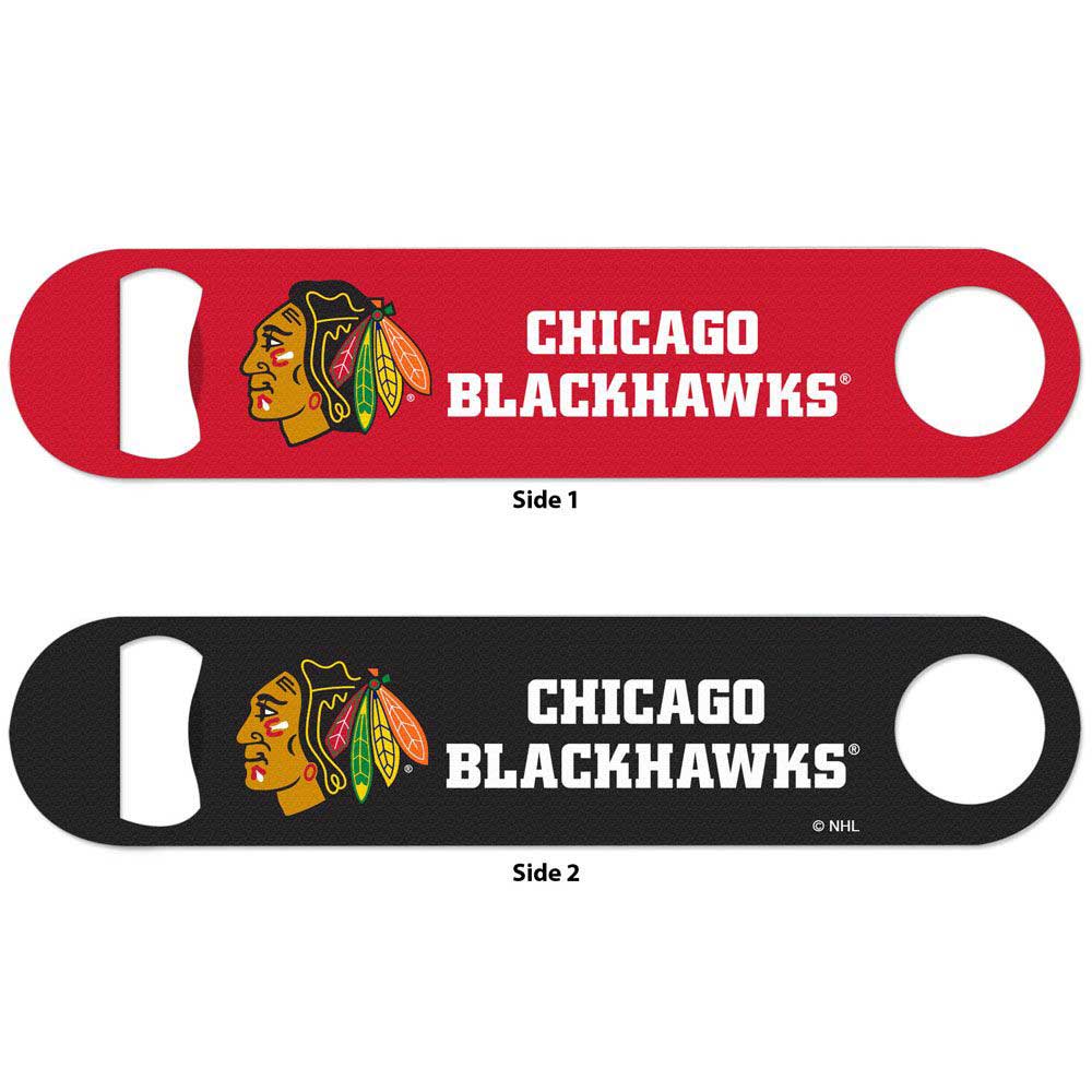 Chicago Blackhawks Stainless Steel Bar Key