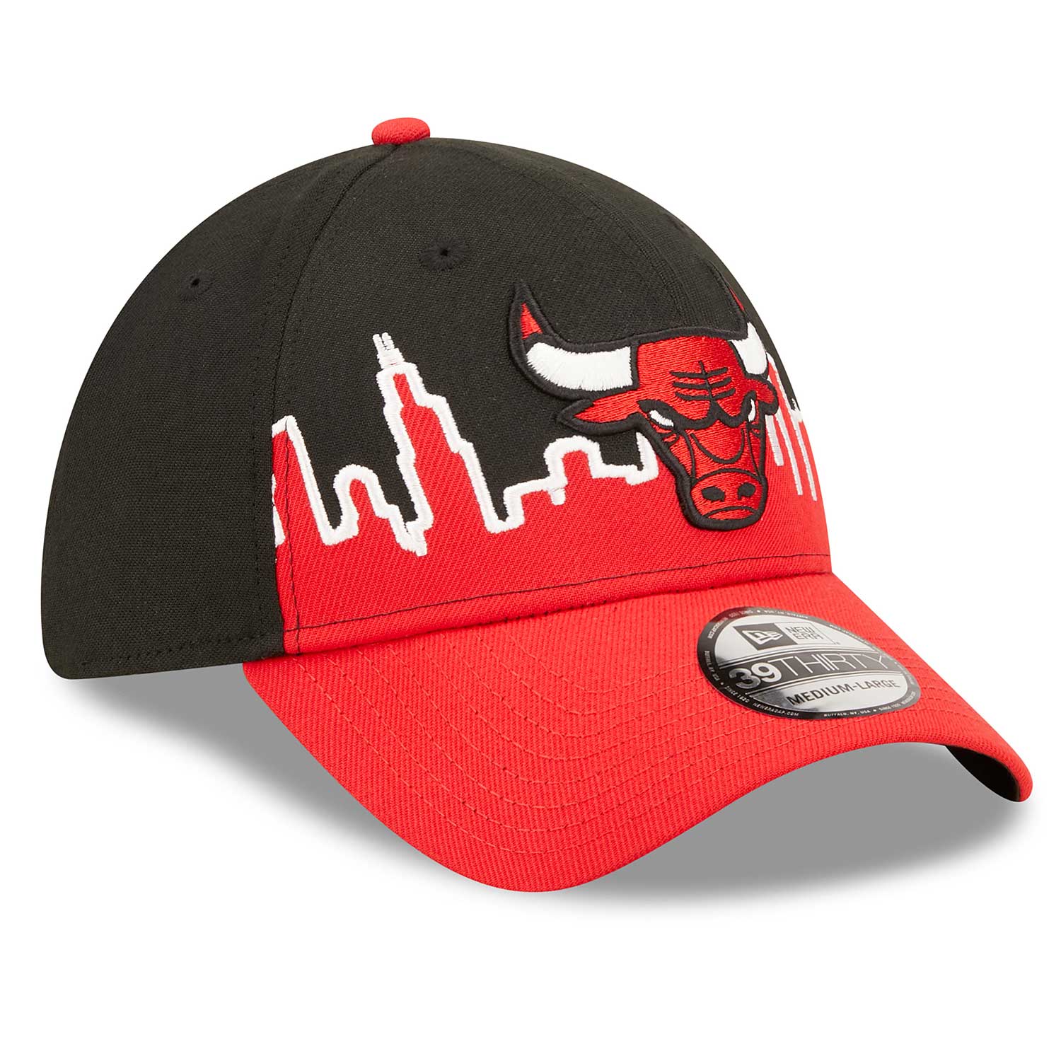 Chicago Bulls 2022 Skyline 39THIRTY Flex Fit Cap - Image 2