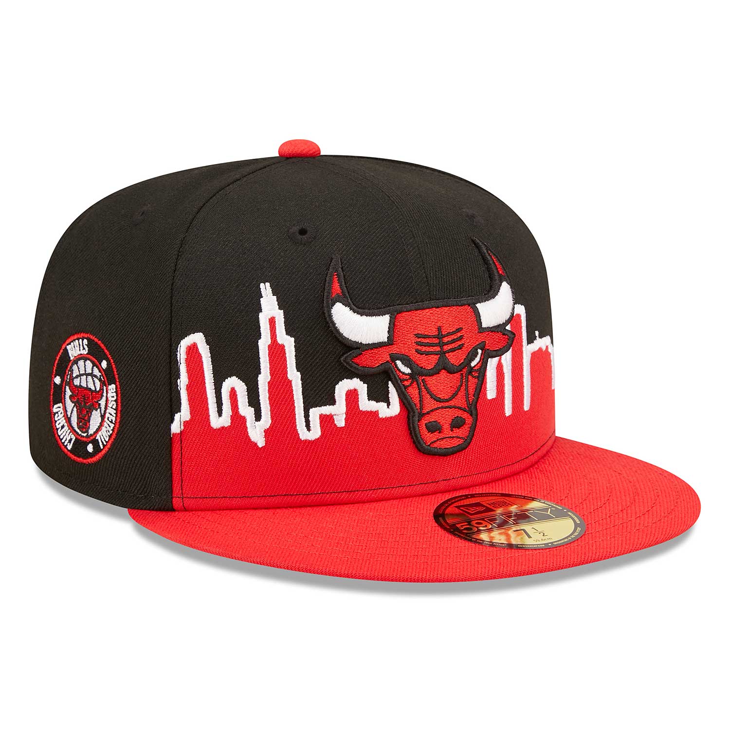 Chicago Bulls 2022 Skyline 59FIFTY Fitted Cap - Image 2