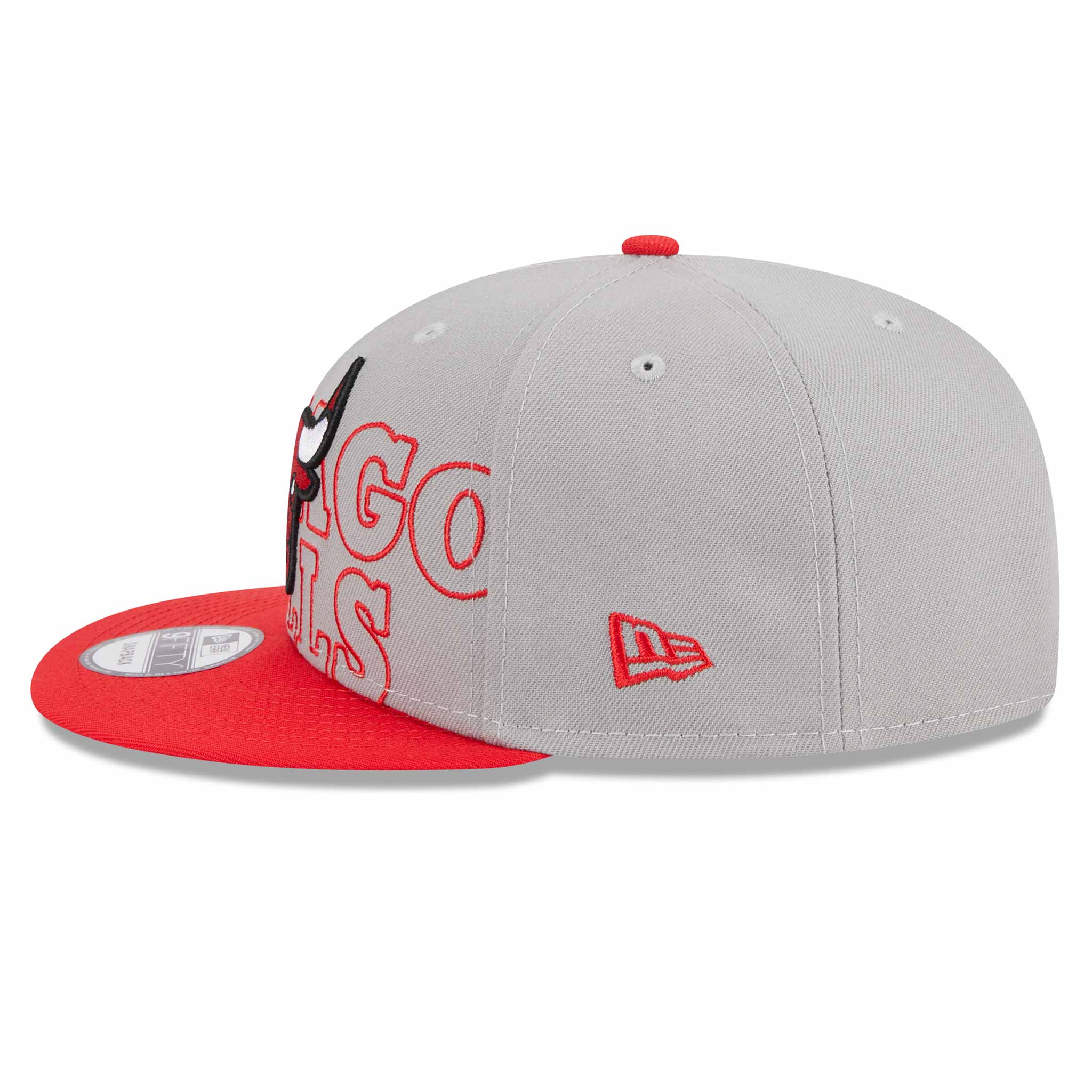 Chicago Bulls 2023 NBA Draft Grey 9FIFTY Snapback - Image 3