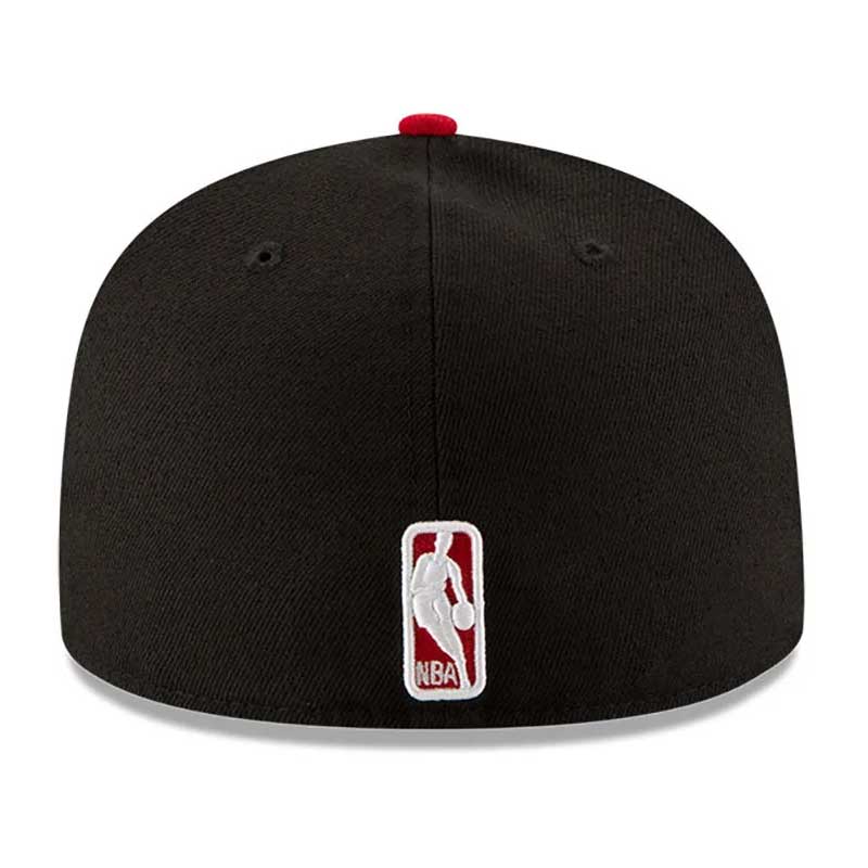 Chicago Bulls Black and Red 59FIFTY Fitted Cap - Image 3
