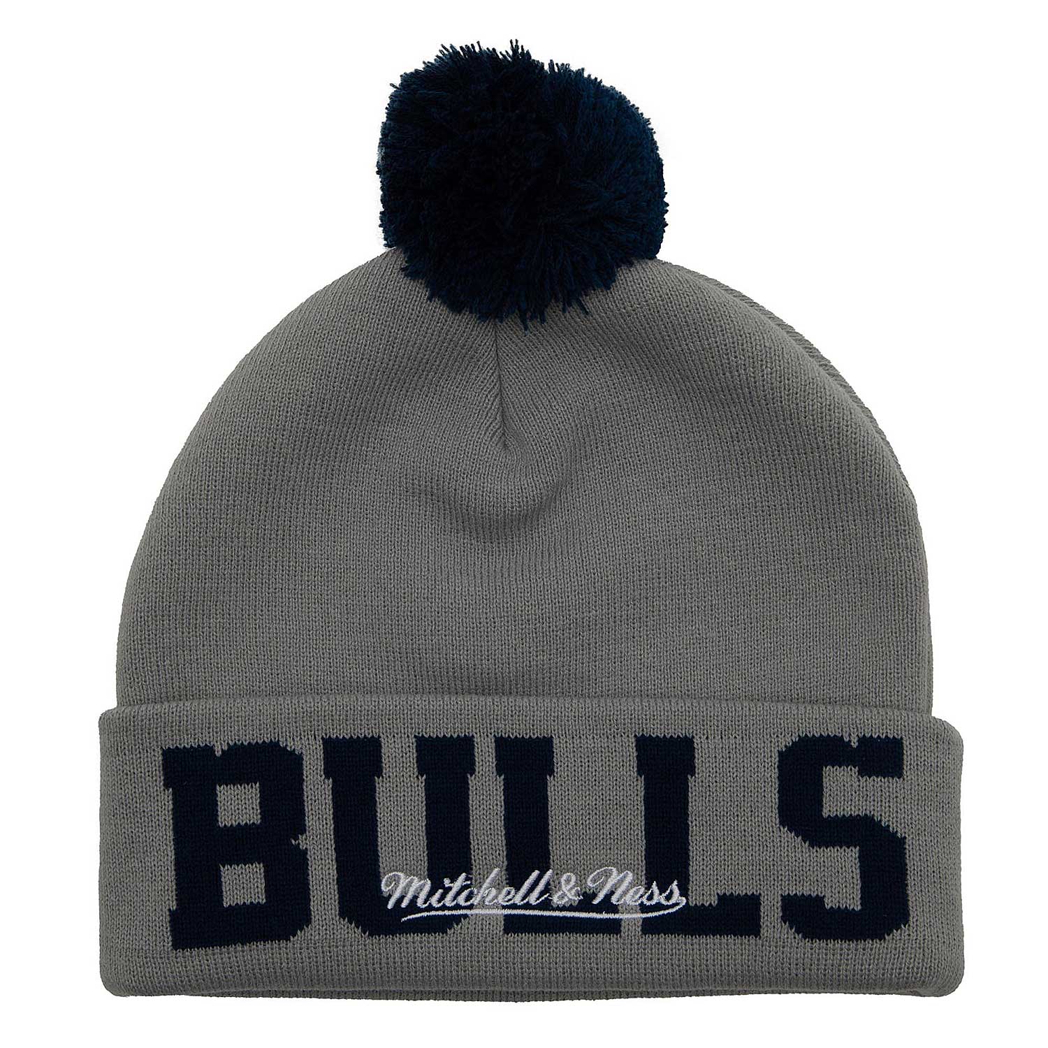 Chicago Bulls Full Boar Pom Knit Hat - Image 2