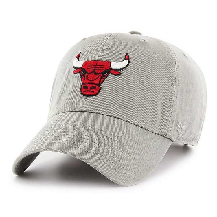 Chicago Bulls Grey Clean Up Adjustable Cap