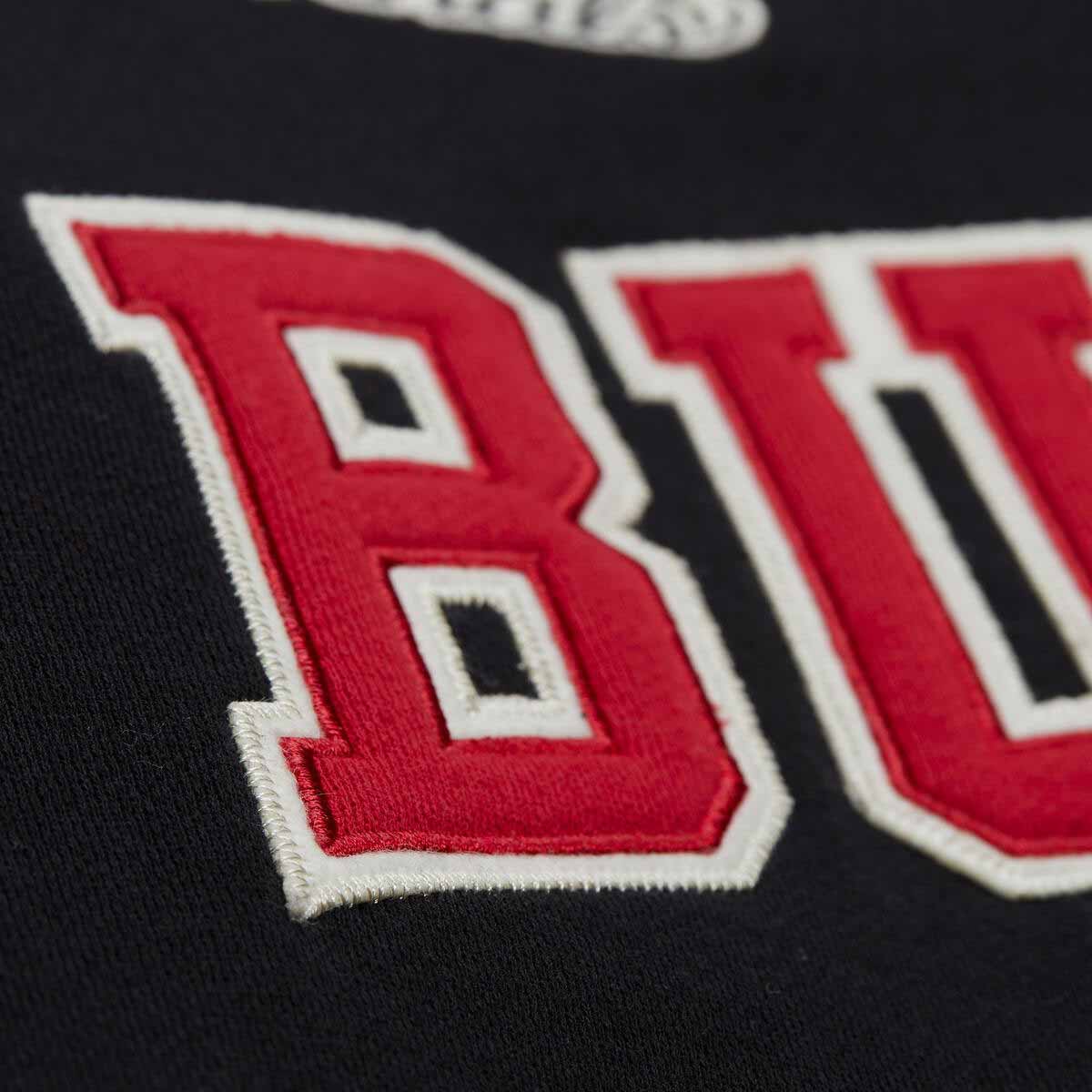 Chicago Bulls Mitchell & Ness Courtside Fleece Button Up Jacket - Image 5