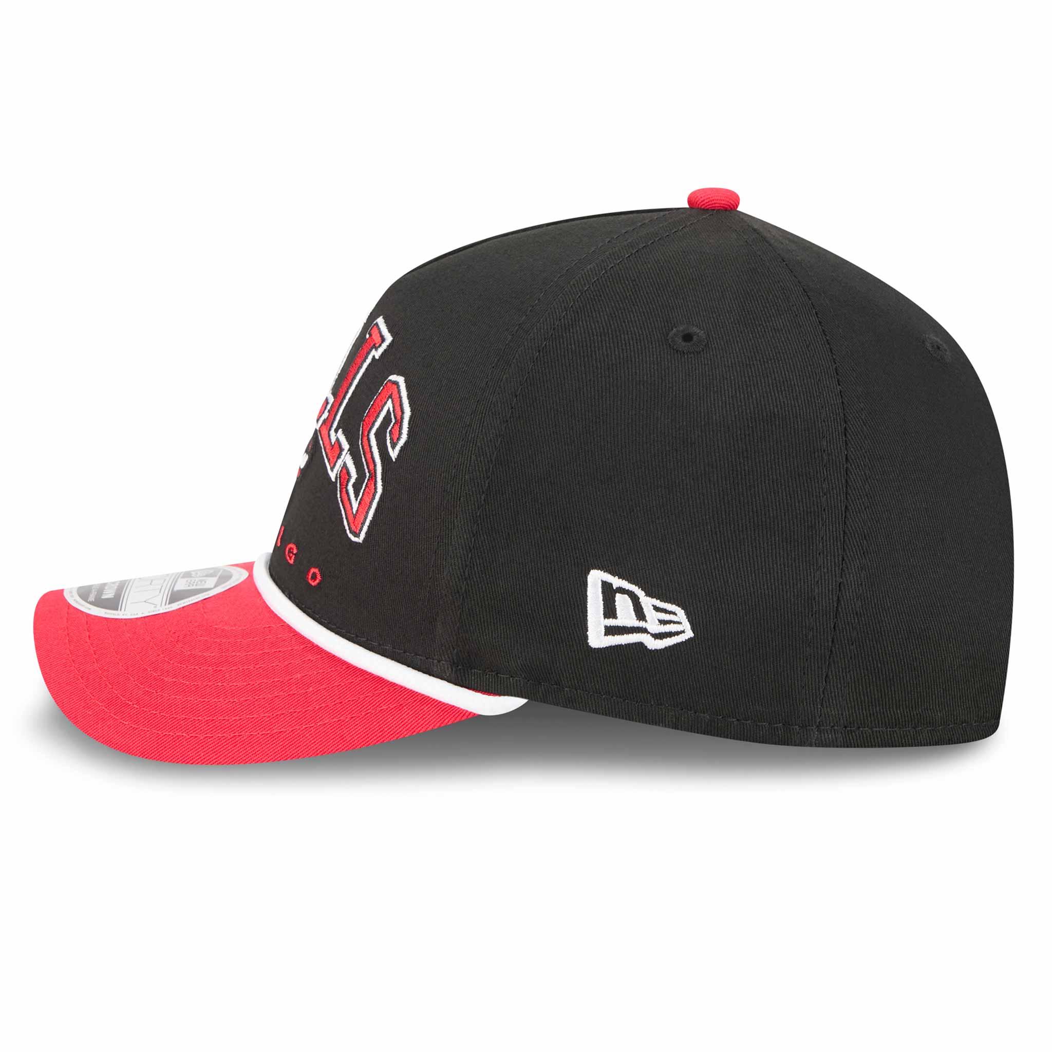 Chicago Bulls New Era Two Tone 9FORTY A Frame Rope Adjustable Cap - Image 3