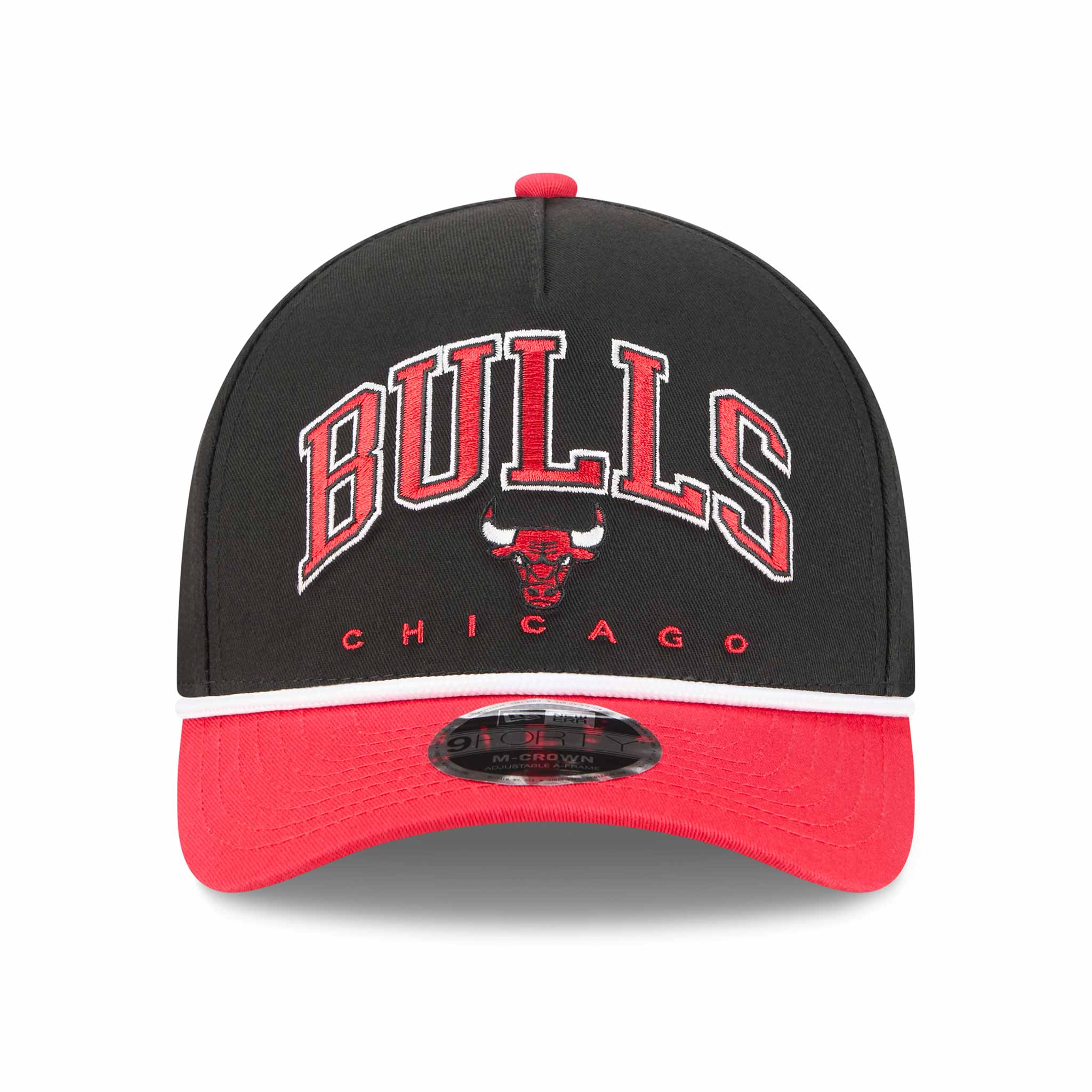 Chicago Bulls New Era Two Tone 9FORTY A Frame Rope Adjustable Cap - Image 4