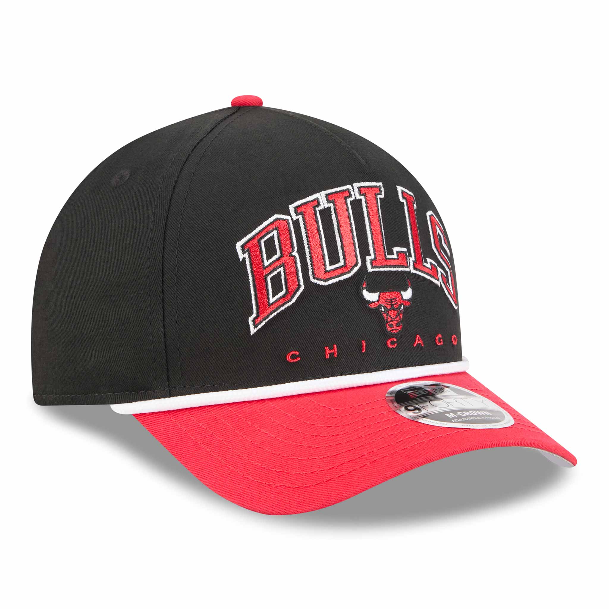 Chicago Bulls New Era Two Tone 9FORTY A Frame Rope Adjustable Cap - Image 5