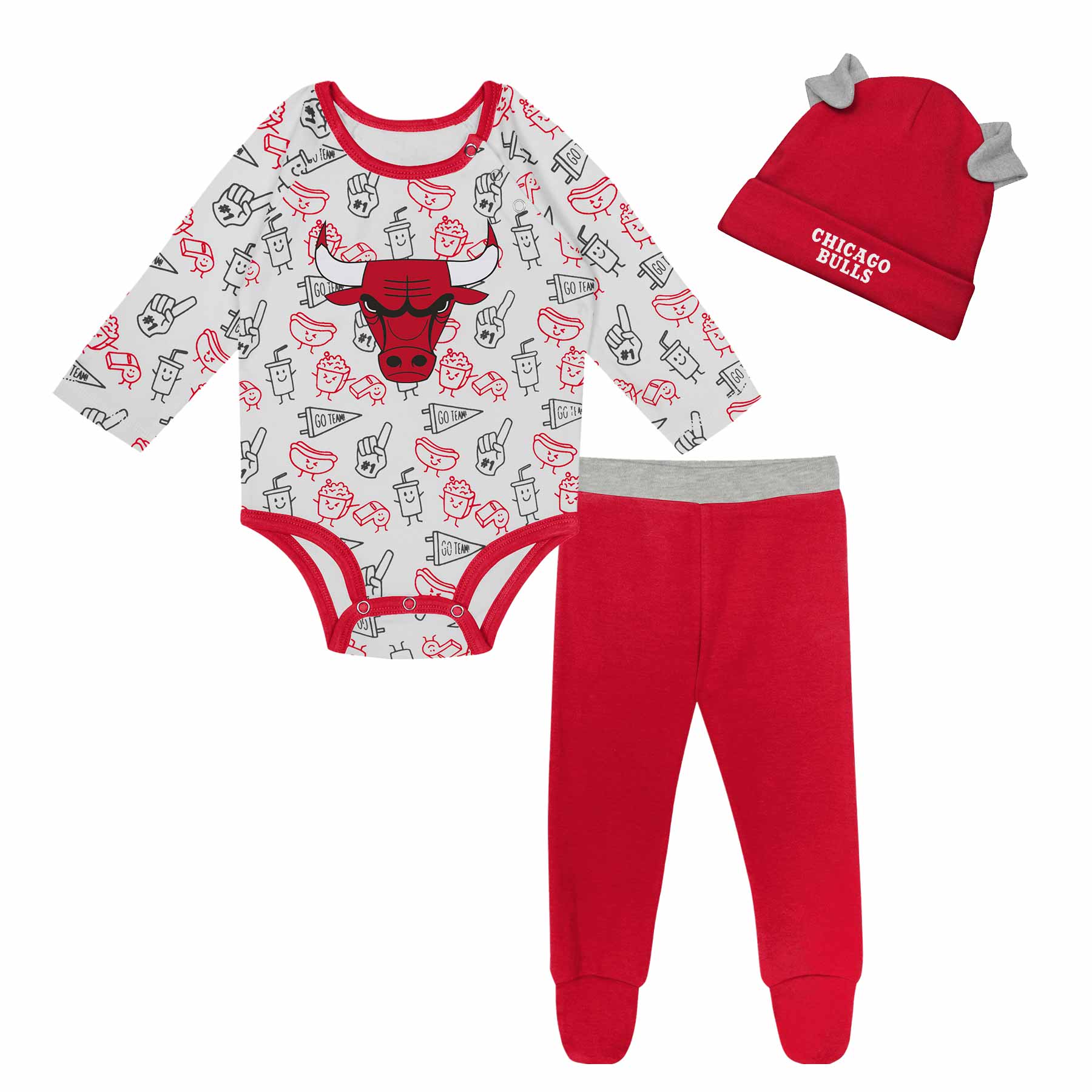 Chicago Bulls Newborn Little Champ Creeper
