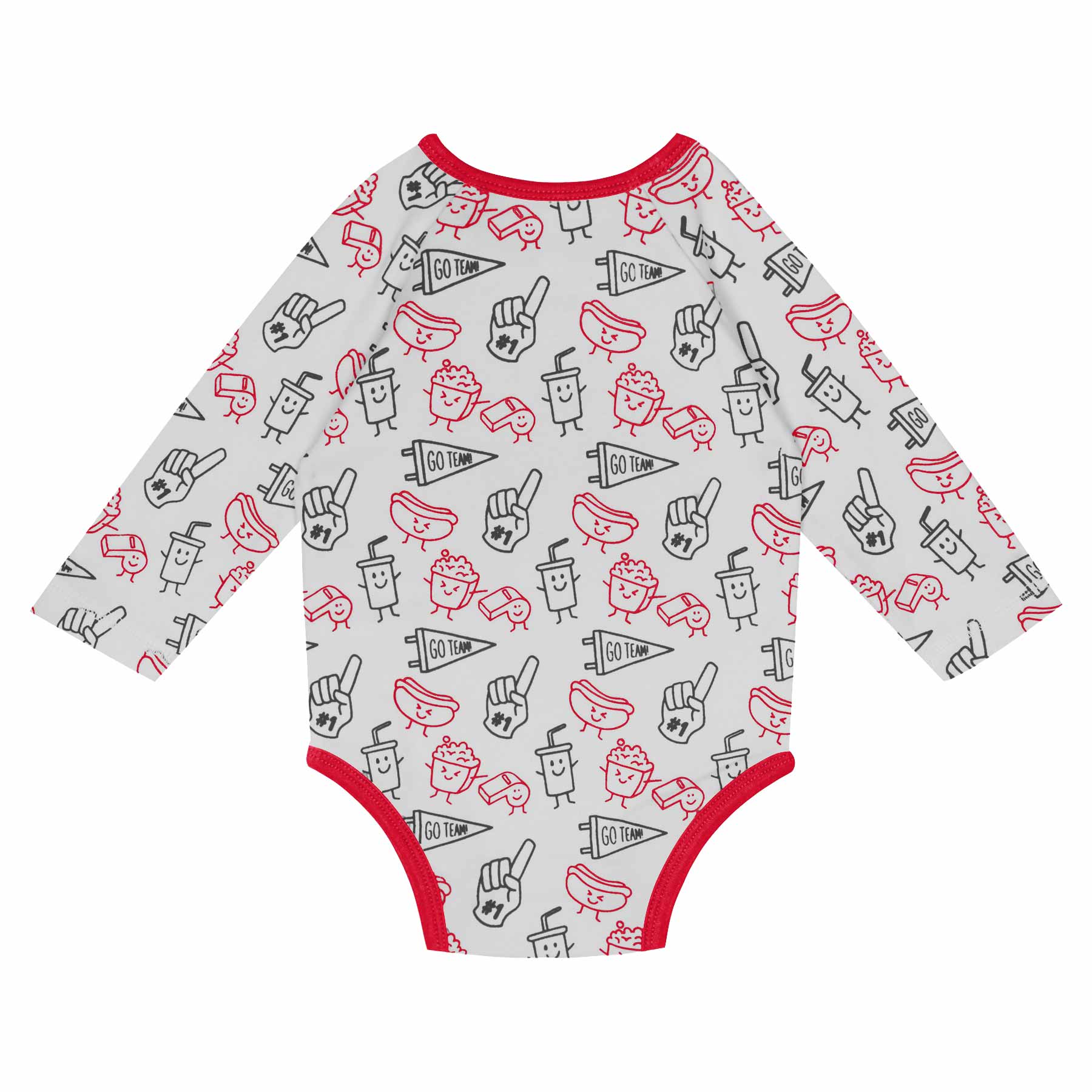 Chicago Bulls Newborn Little Champ Creeper - Image 2