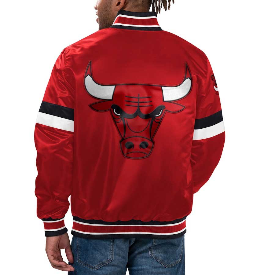Chicago Bulls Starter Home Game Satin Jacket - Image 2