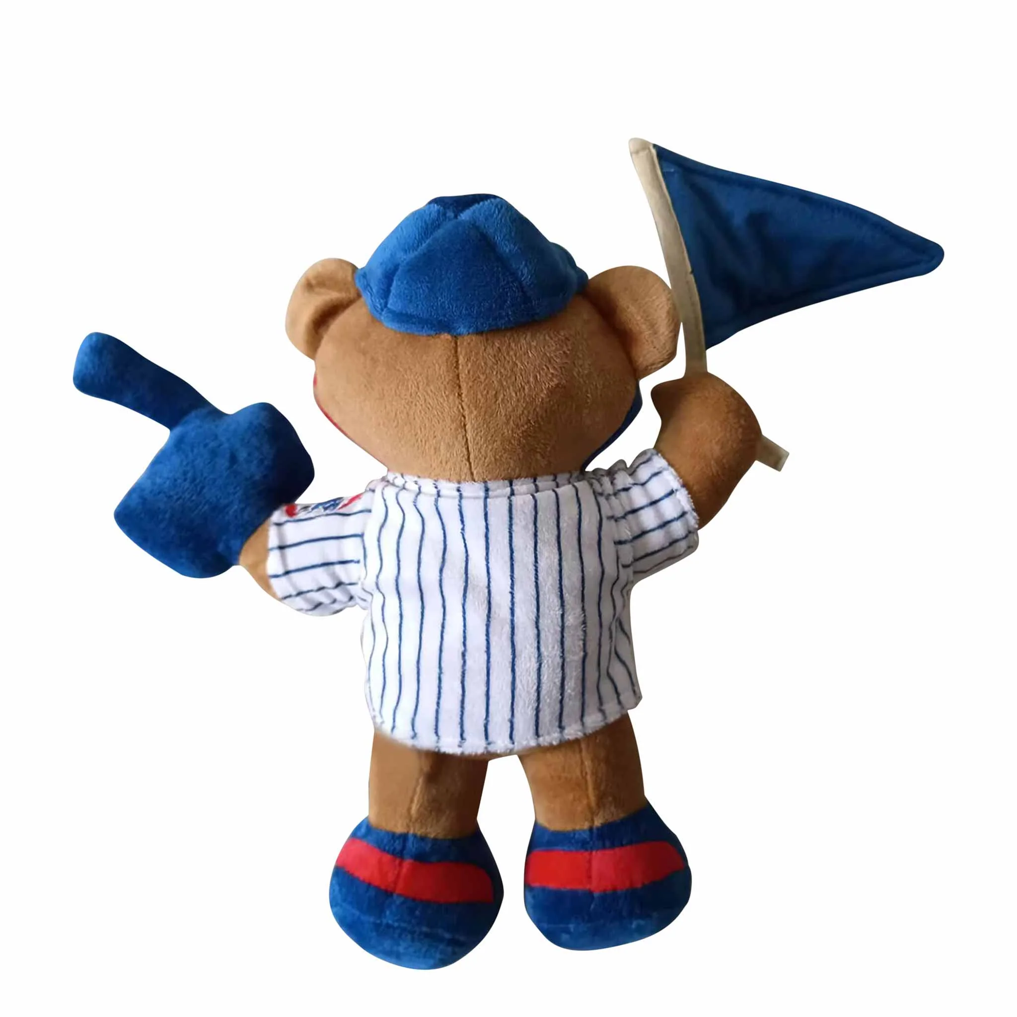 Chicago Cubs 10" Plush Fan Bear - Image 2