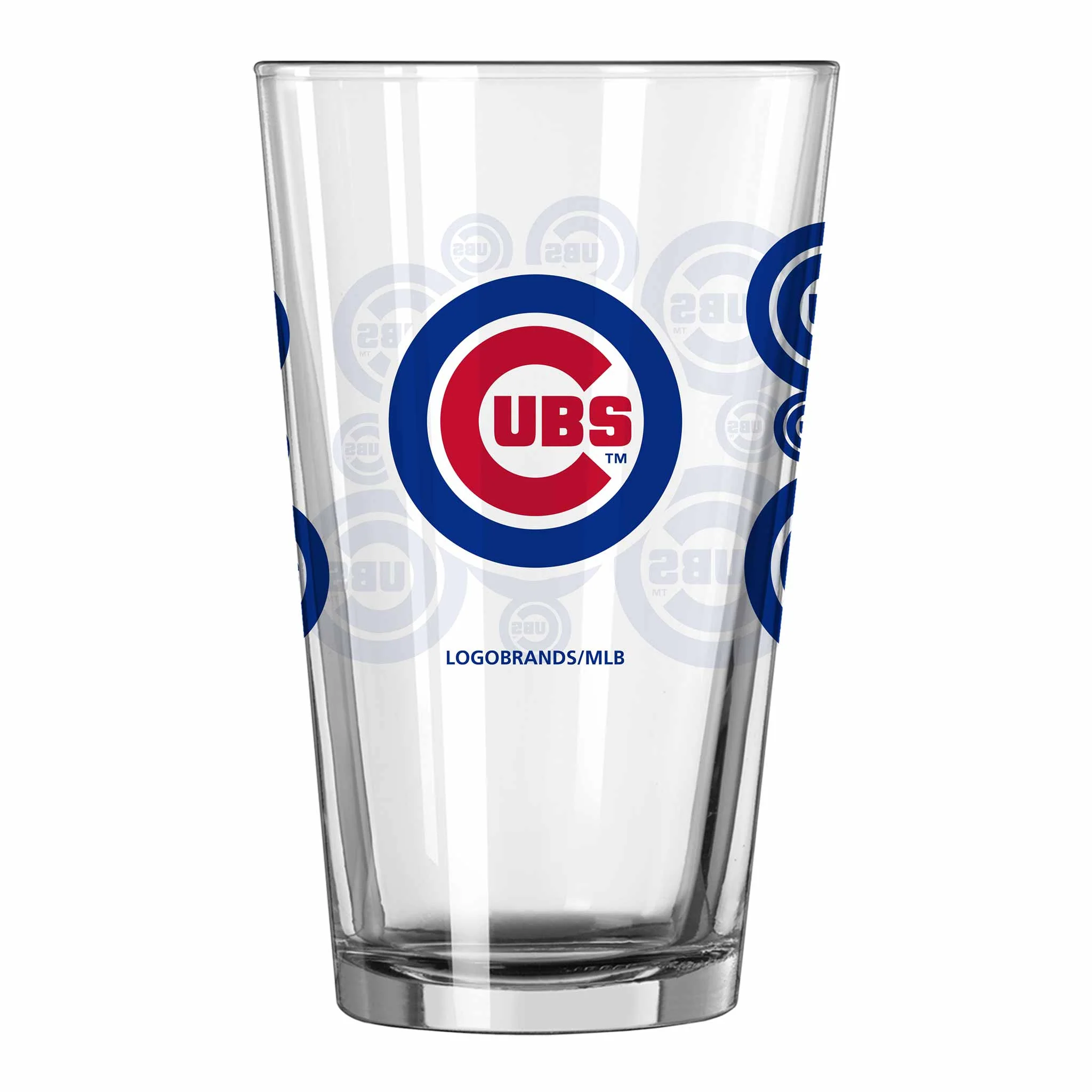 Chicago Cubs 16oz Scatter Pint Glass