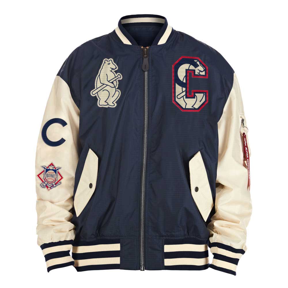 Chicago Cubs 1914 Alpha Industries L-2B Reversible Jacket