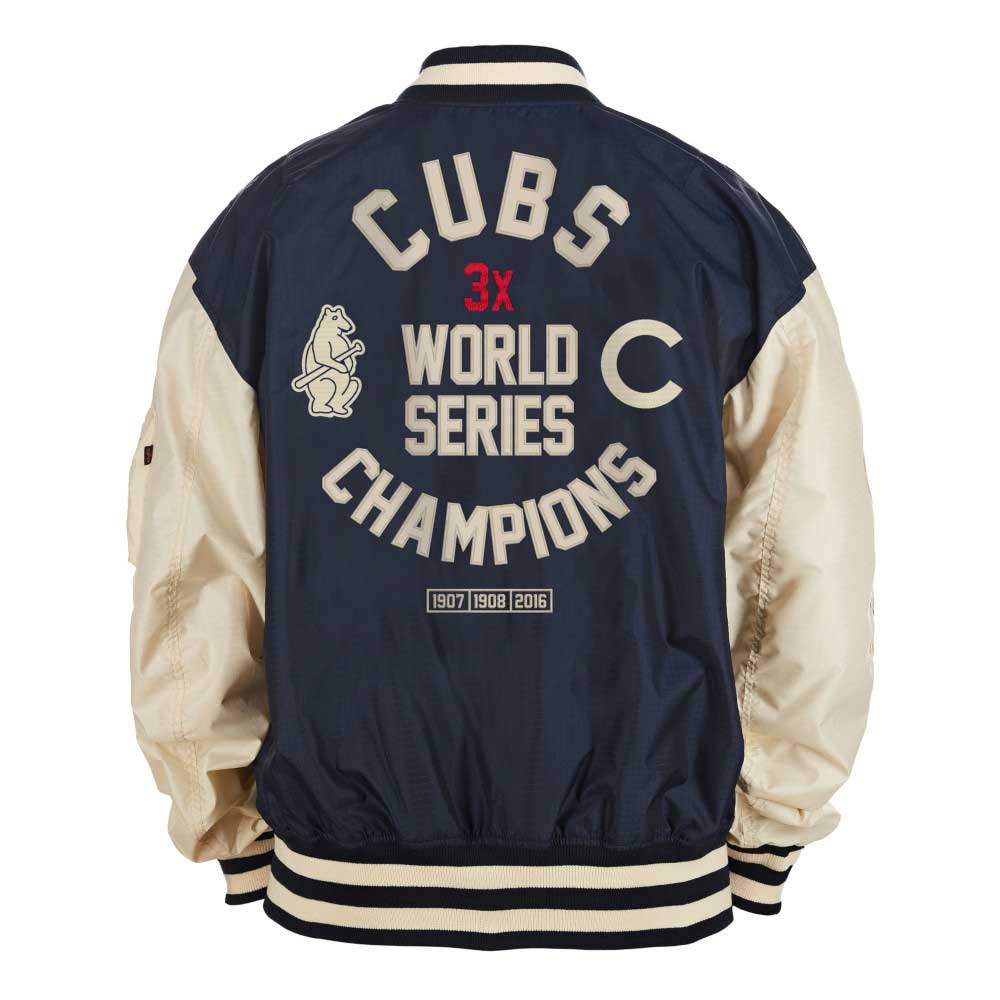 Chicago Cubs 1914 Alpha Industries L-2B Reversible Jacket - Image 3