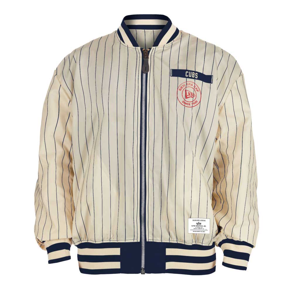 Chicago Cubs 1914 Alpha Industries L-2B Reversible Jacket - Image 4