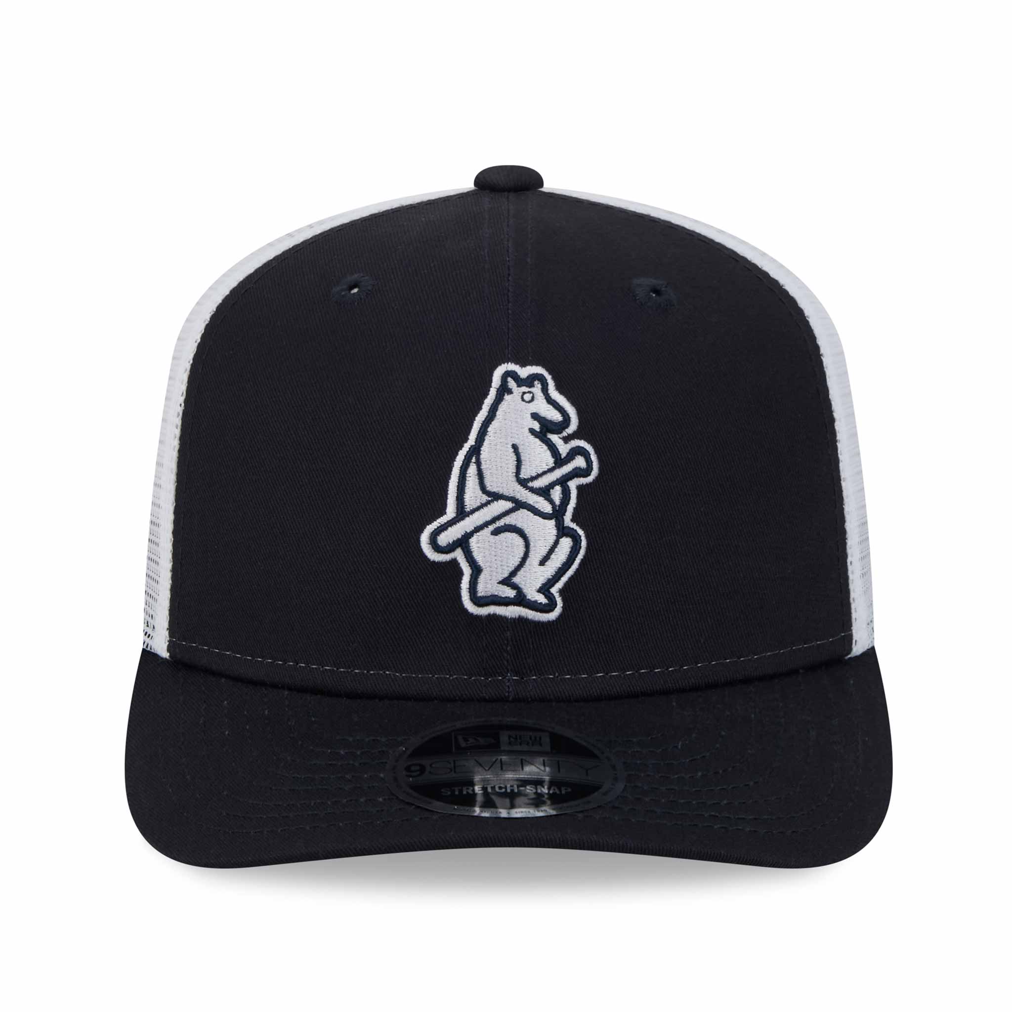 Chicago Cubs 1914 Bear 9SEVENTY Stretch Snap Trucker Adjustable Cap - Image 4