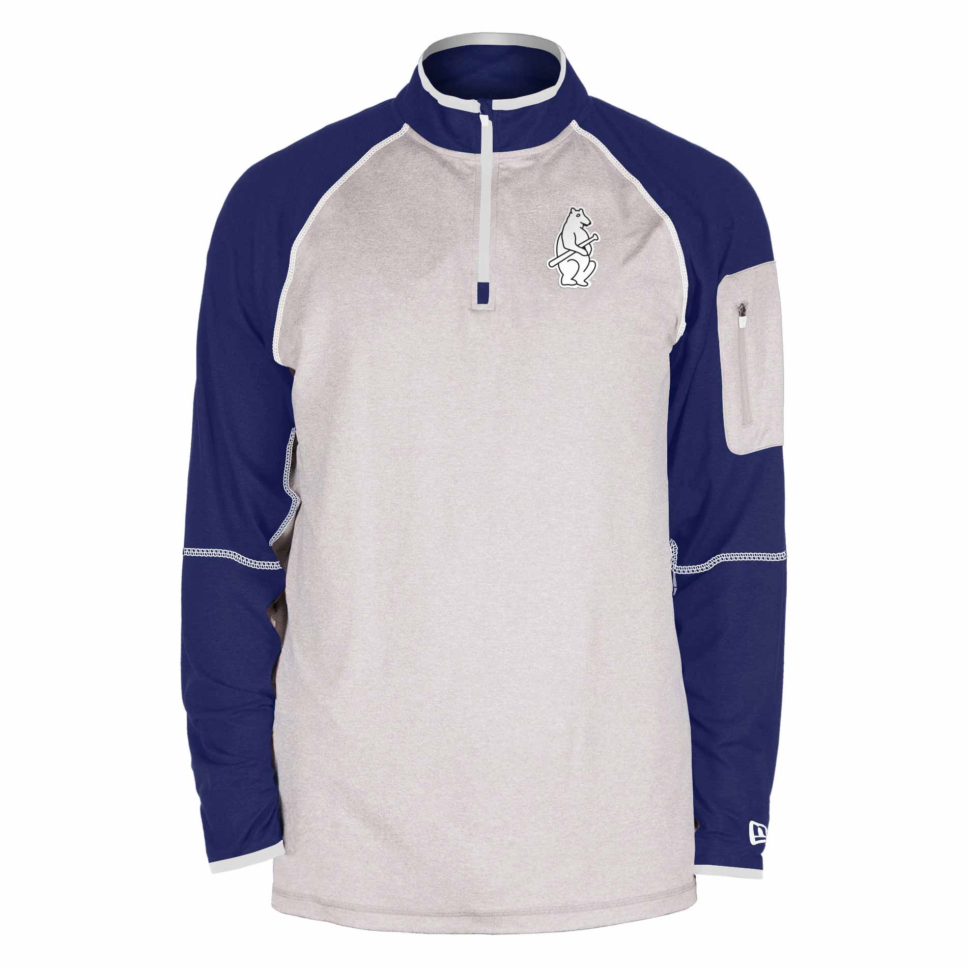 Chicago Cubs 1914 Bear Lightweight Quarter Zip Pullover