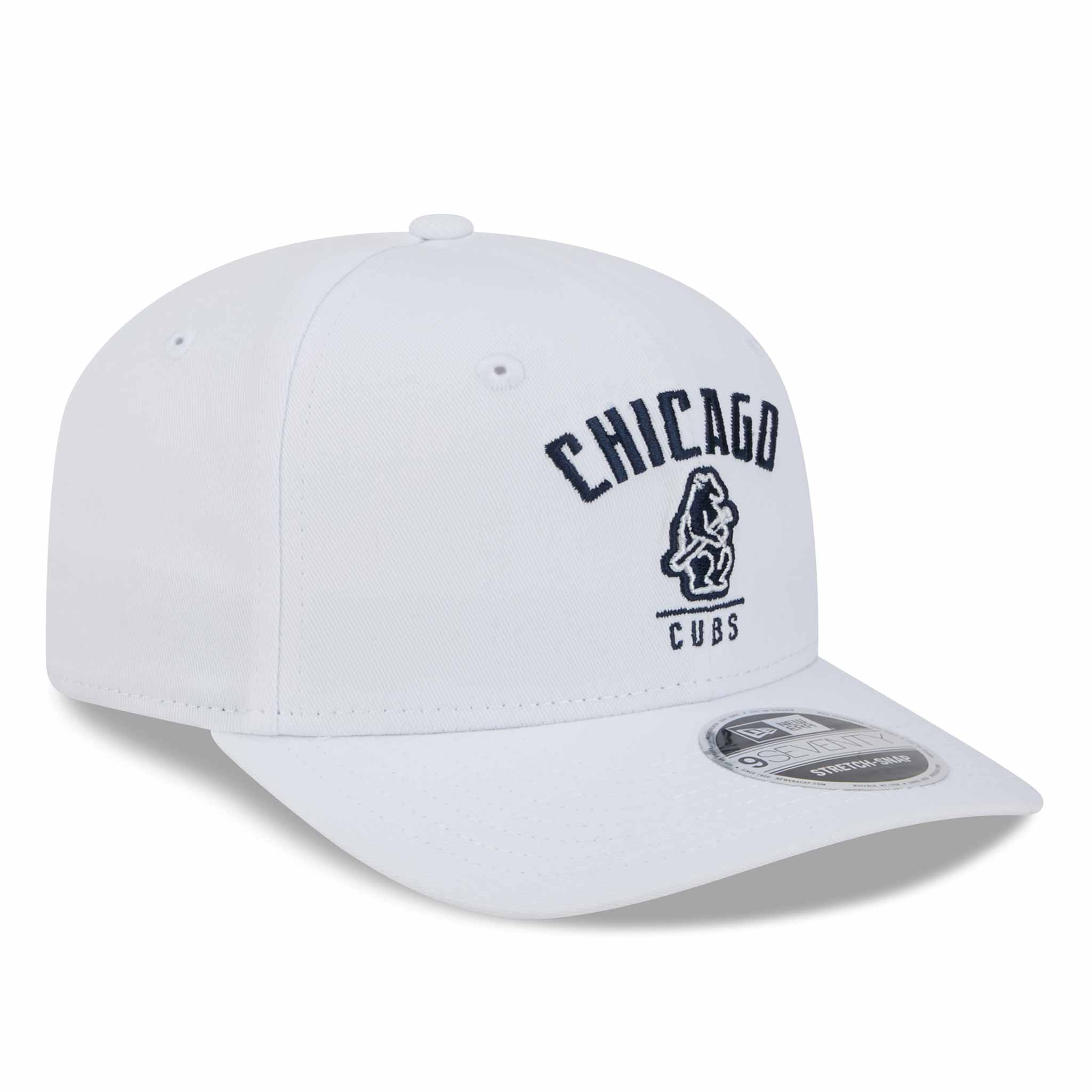 Chicago Cubs 1914 Bear White 9SEVENTY Stretch Snap Adjustable Cap - Image 5