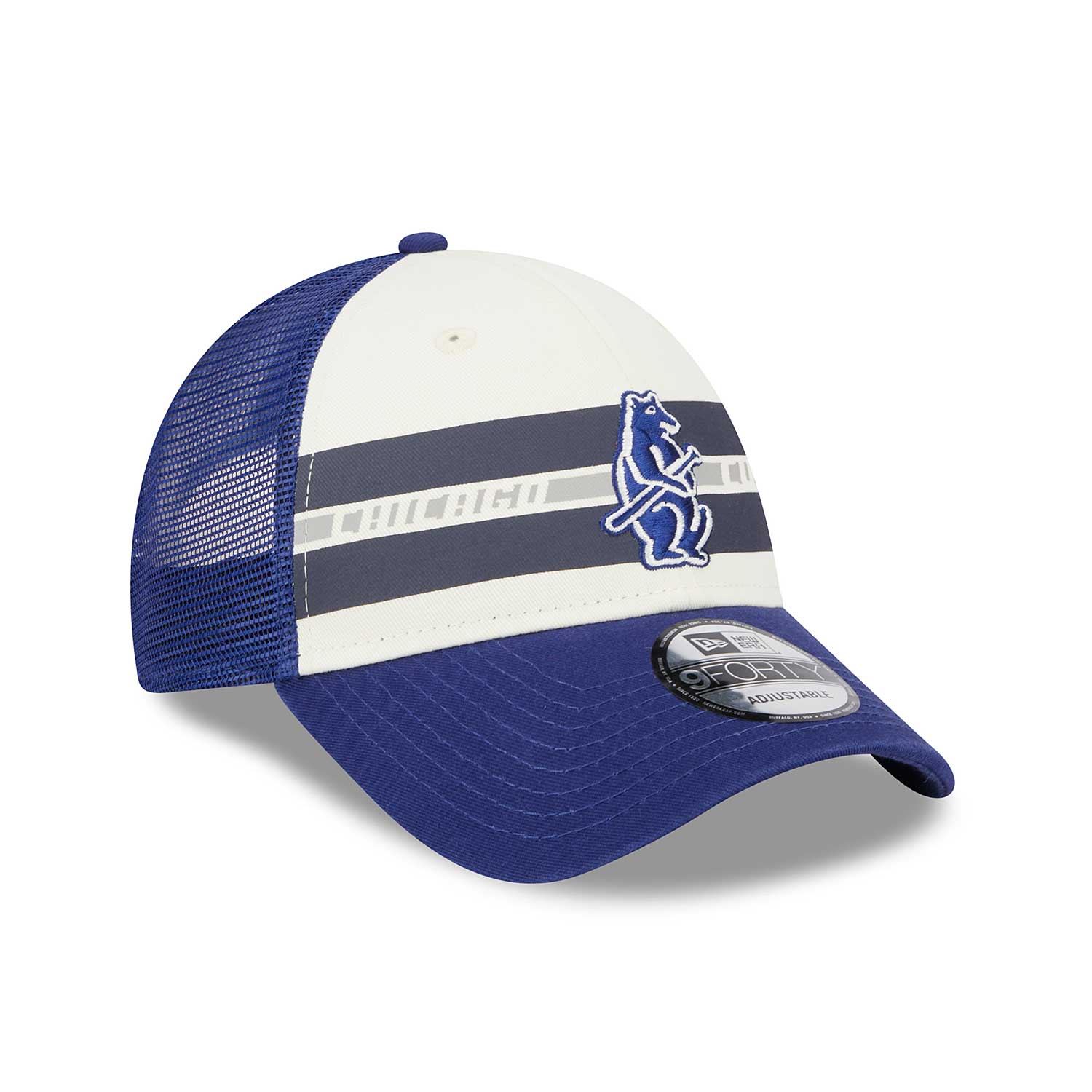 Chicago Cubs 1914 Teamstripe 9FORTY Trucker Cap - Image 3