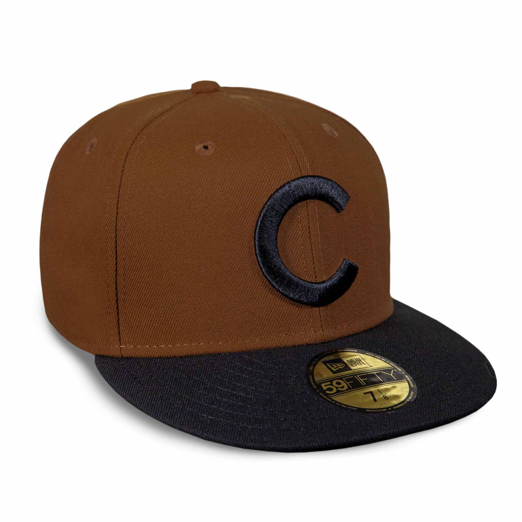 Chicago Cubs 1910 Toasted Peanut and Black 5950 Fitted Cap - Image 3