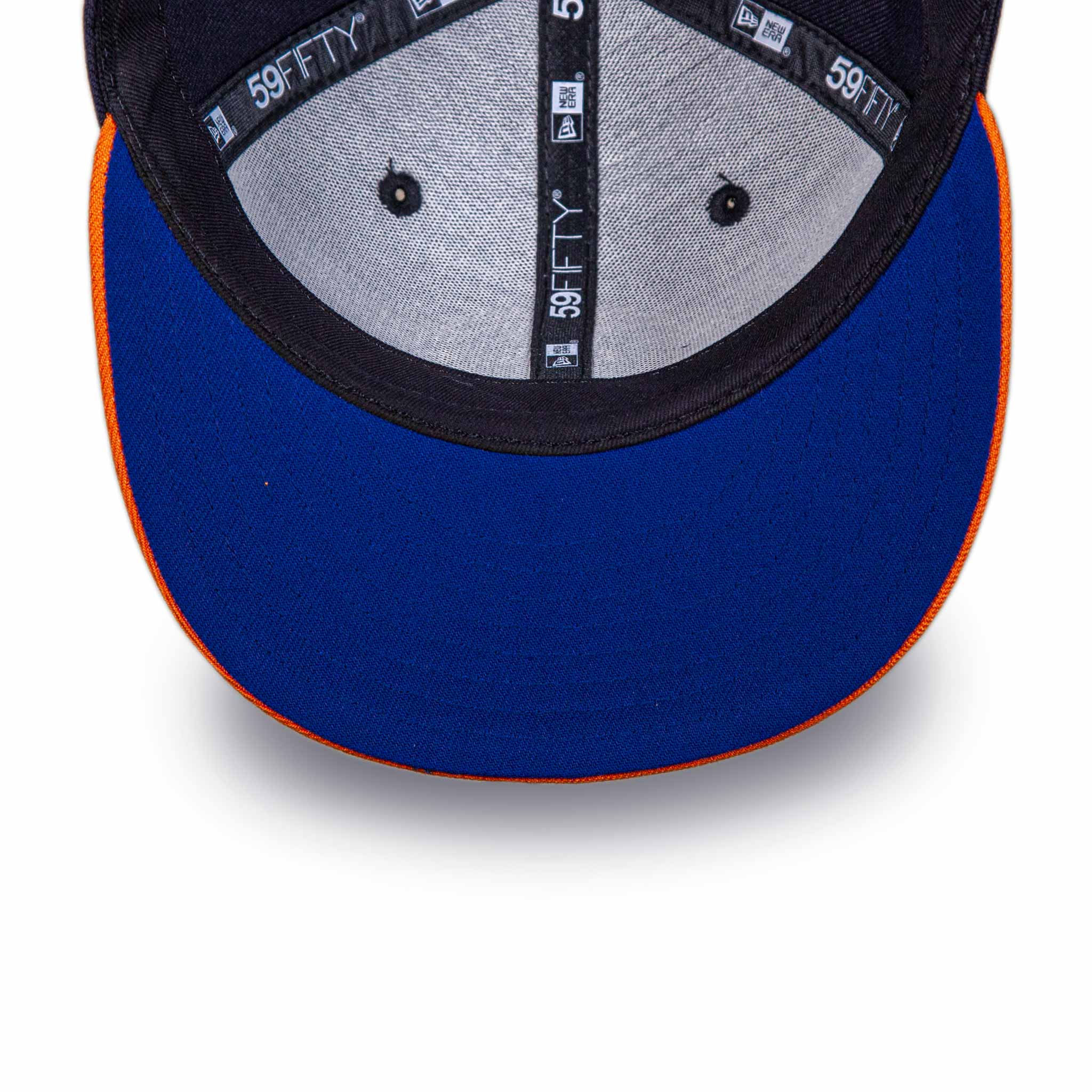 Chicago Cubs 1984 Be Alert Navy Orange 5950 Fitted Cap - Image 4