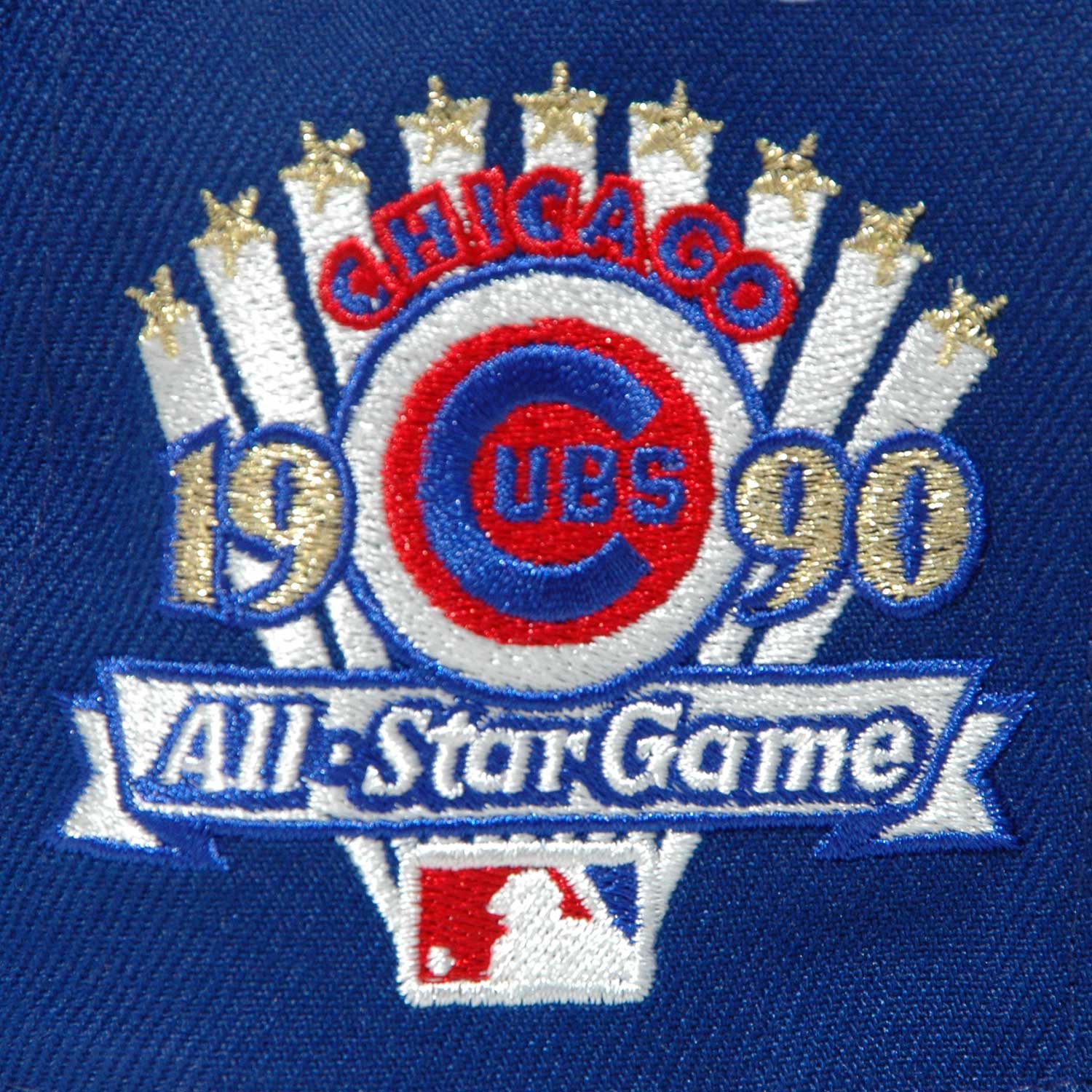 Chicago Cubs 1984 Bear w/ 1990 All Star Game Patch 59FIFTY Fitted Cap - Image 3