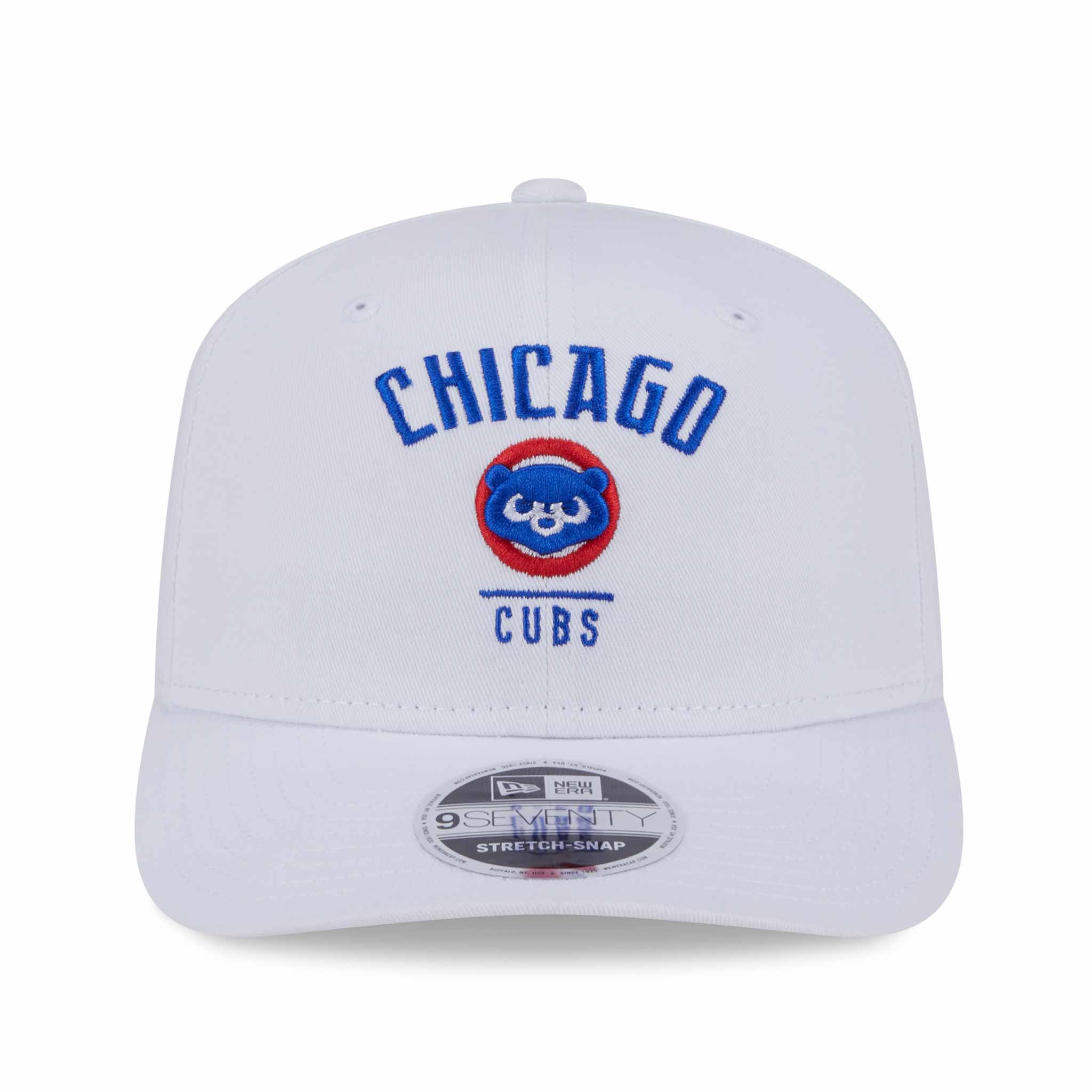 Chicago Cubs 1984 Bear White 9SEVENTY Stretch Snap Adjustable Cap - Image 4
