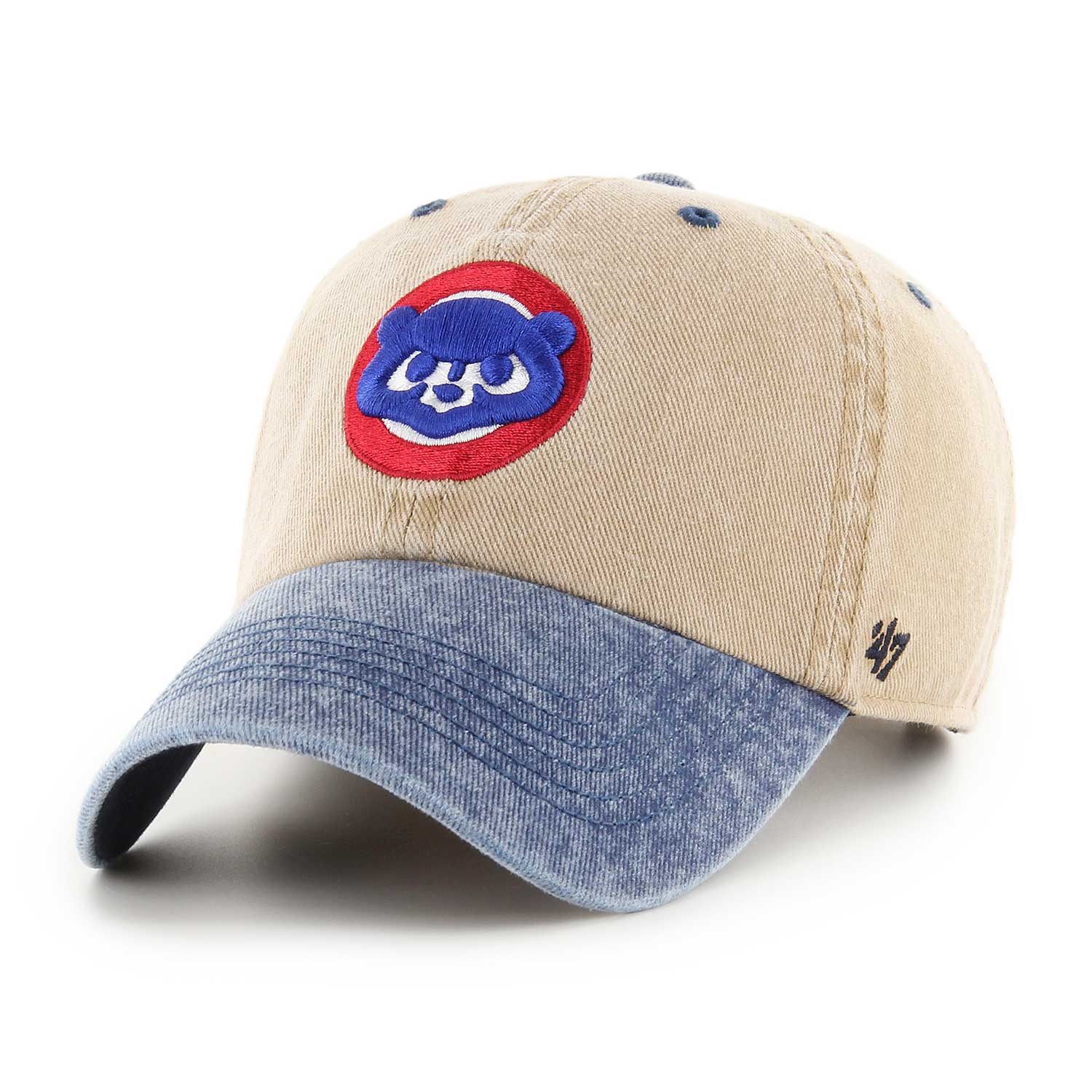 Chicago Cubs 1984 Khaki Eldin Clean Up Adjustable Cap - Image 2