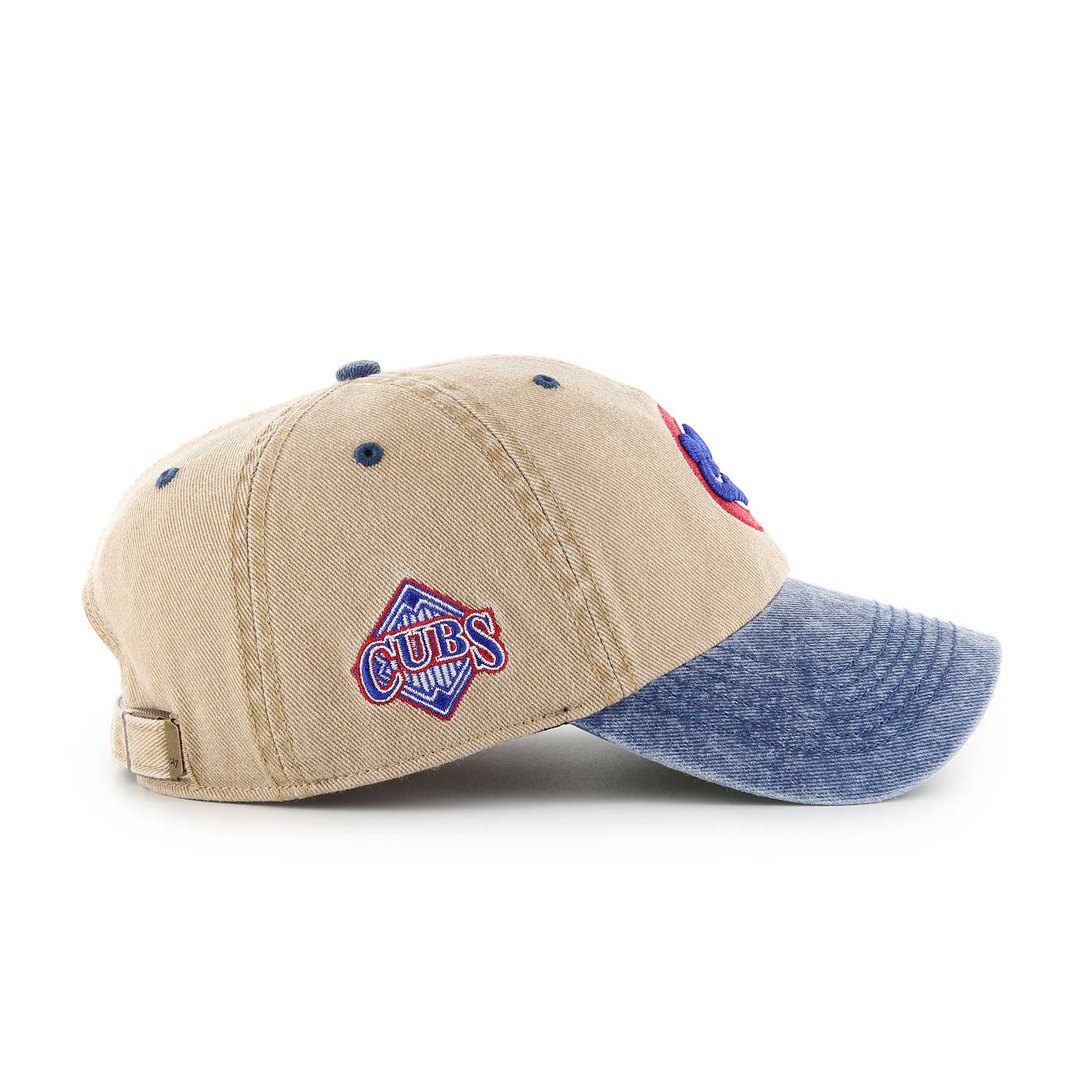 Chicago Cubs 1984 Khaki Eldin Clean Up Adjustable Cap - Image 3