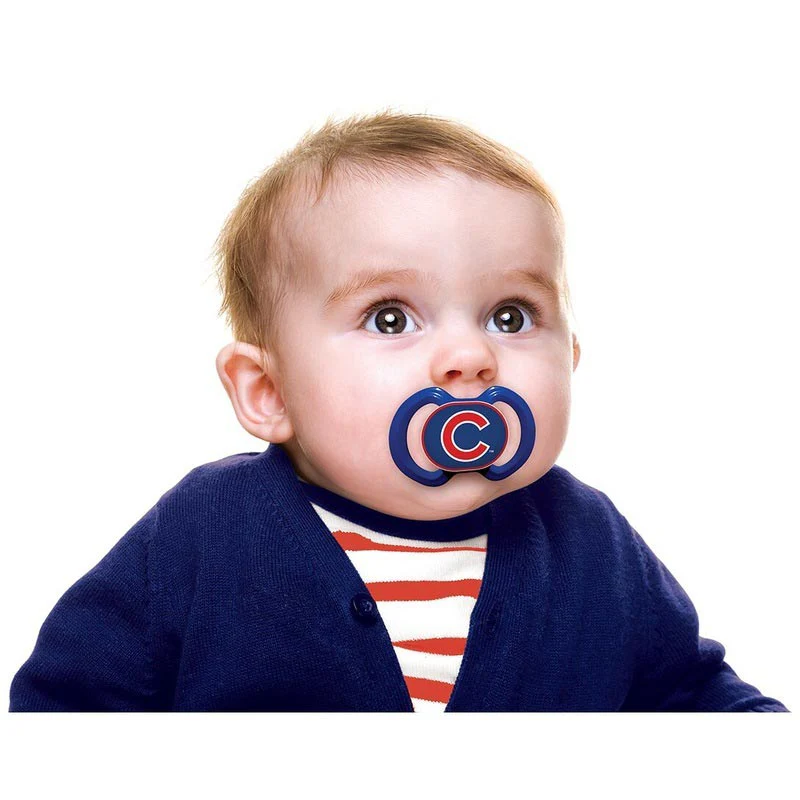 Chicago Cubs 2-Pack Royal Pacifiers - Image 3