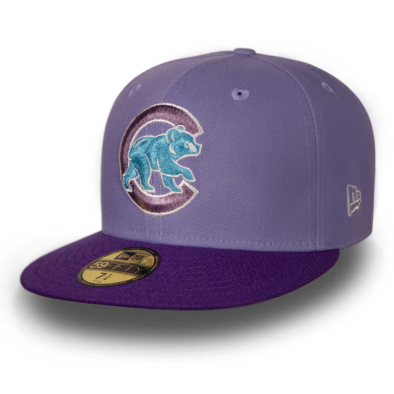 Chicago Cubs 2016 World Series Lavender Walking Bear 59FIFTY Fitted Cap - Image 2