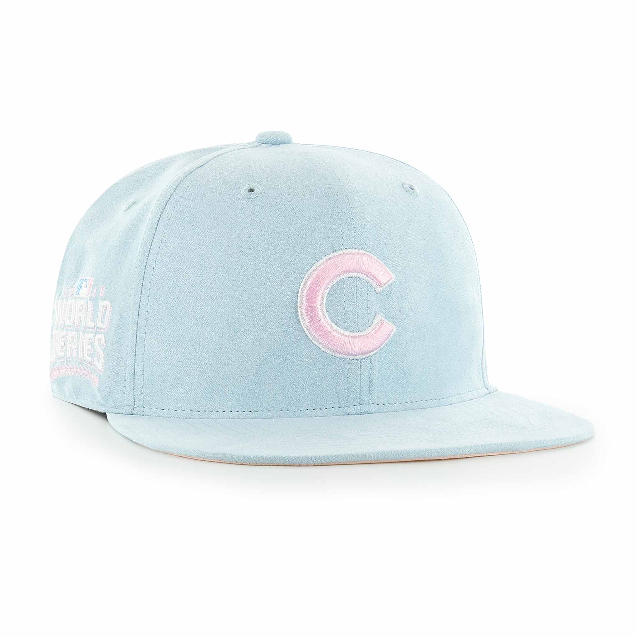 Chicago Cubs 2016 World Series Suede Captain Snapback