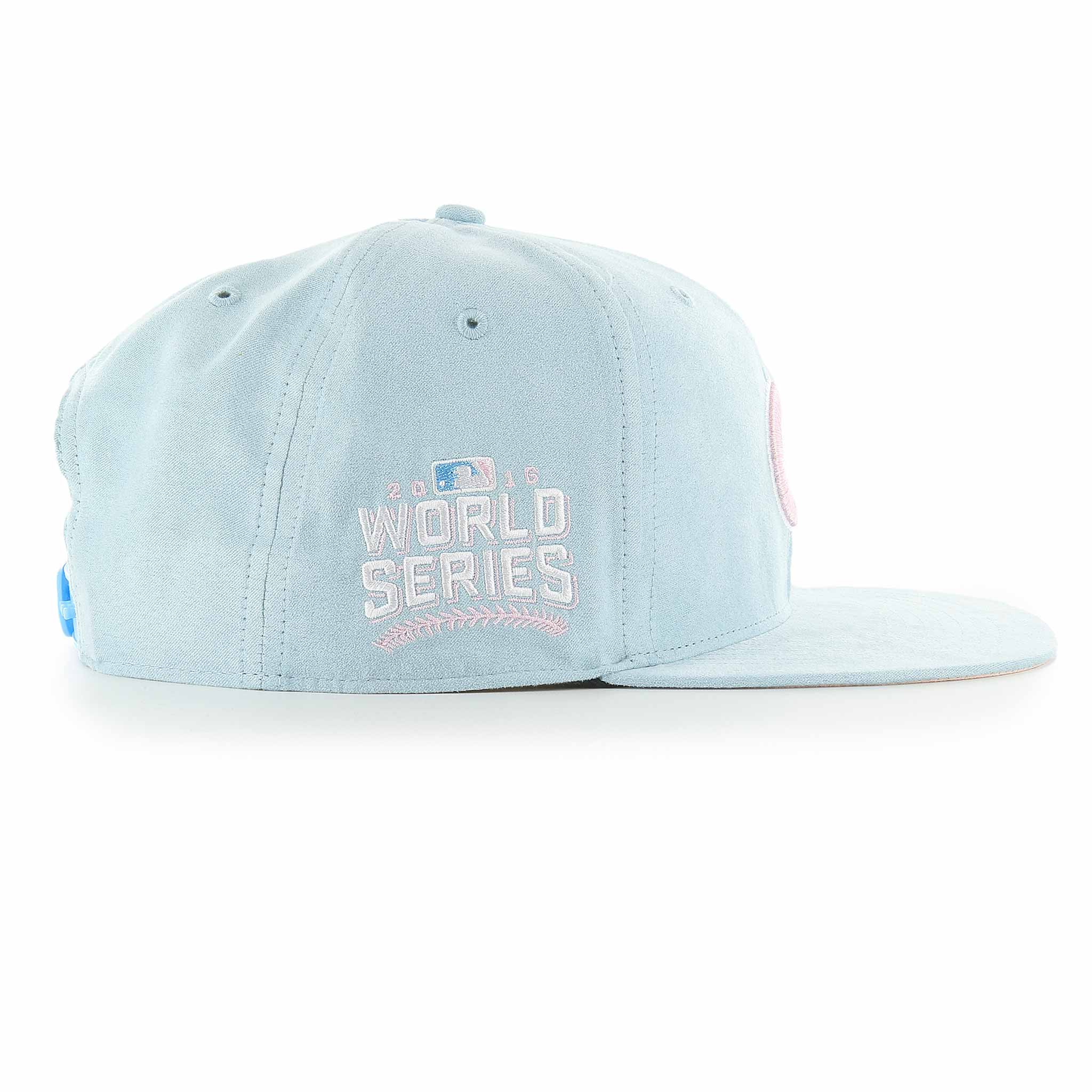 Chicago Cubs 2016 World Series Suede Captain Snapback - Image 4