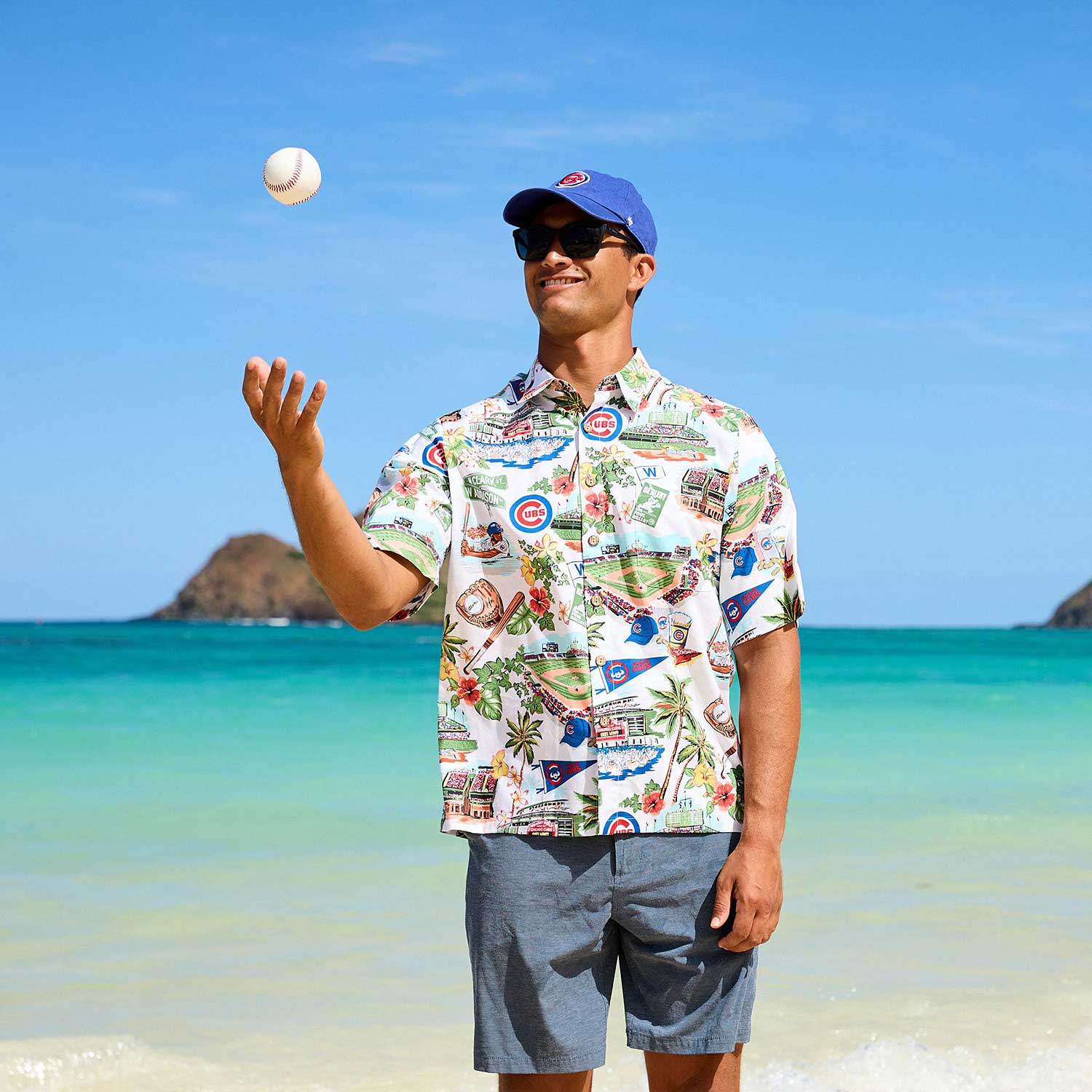 Chicago Cubs 2022 Scenic Hawaiian Shirt - Image 3