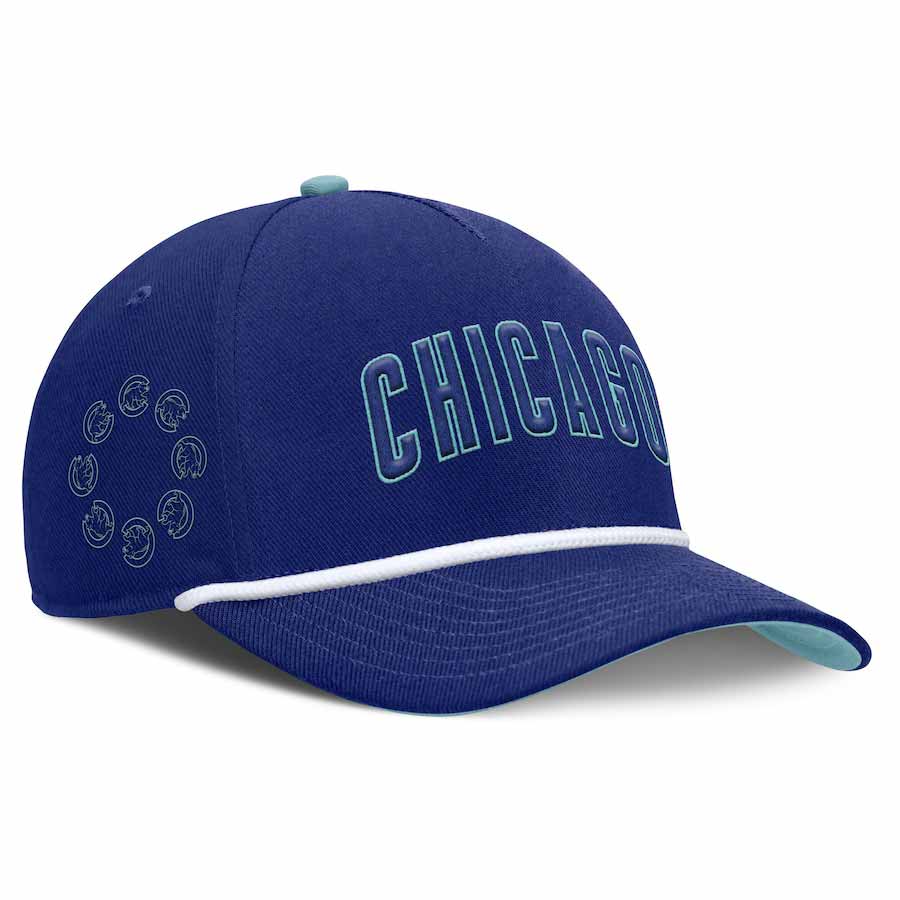 Chicago Cubs 2025 Fathers Day Nike Rise Structured Adjustable Cap