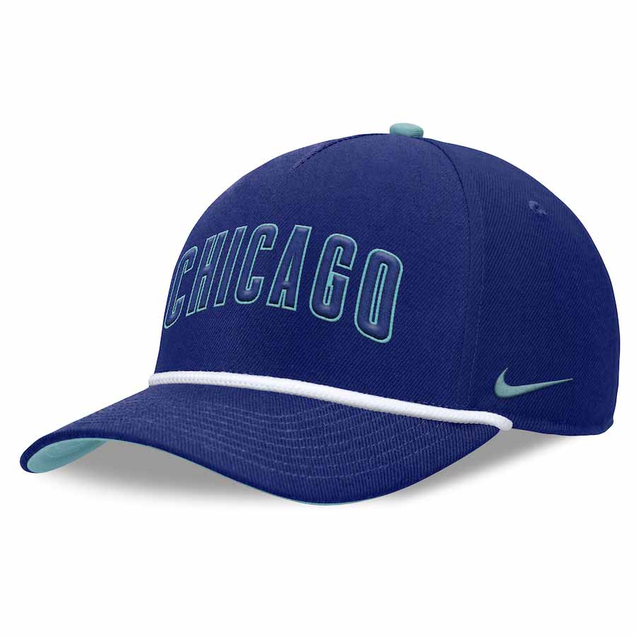 Chicago Cubs 2025 Fathers Day Nike Rise Structured Adjustable Cap - Image 3