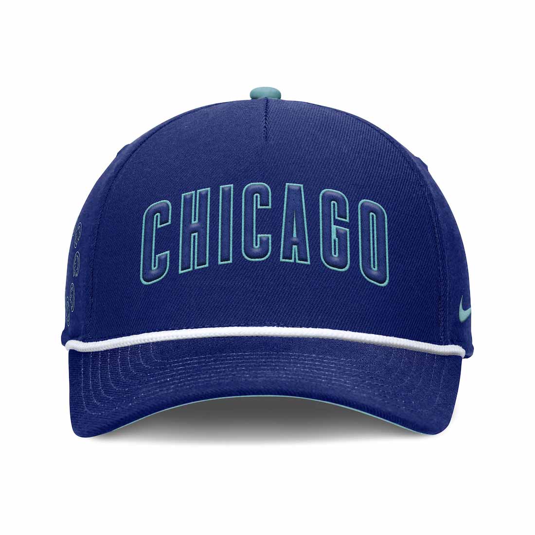 Chicago Cubs 2025 Fathers Day Nike Rise Structured Adjustable Cap - Image 4