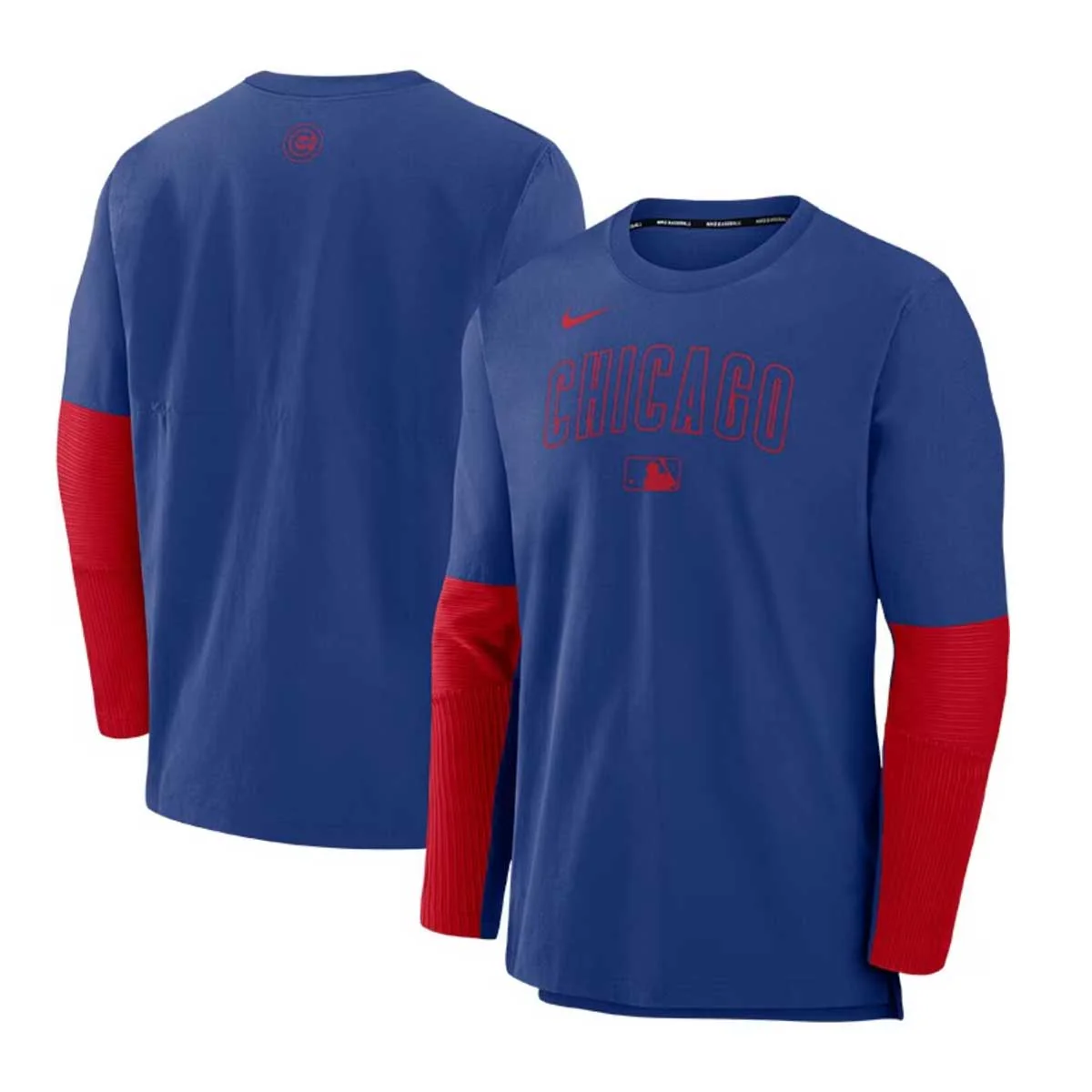 Chicago Cubs 2025 Nike Authentic Collection Lightweight Player Pullover Jacket