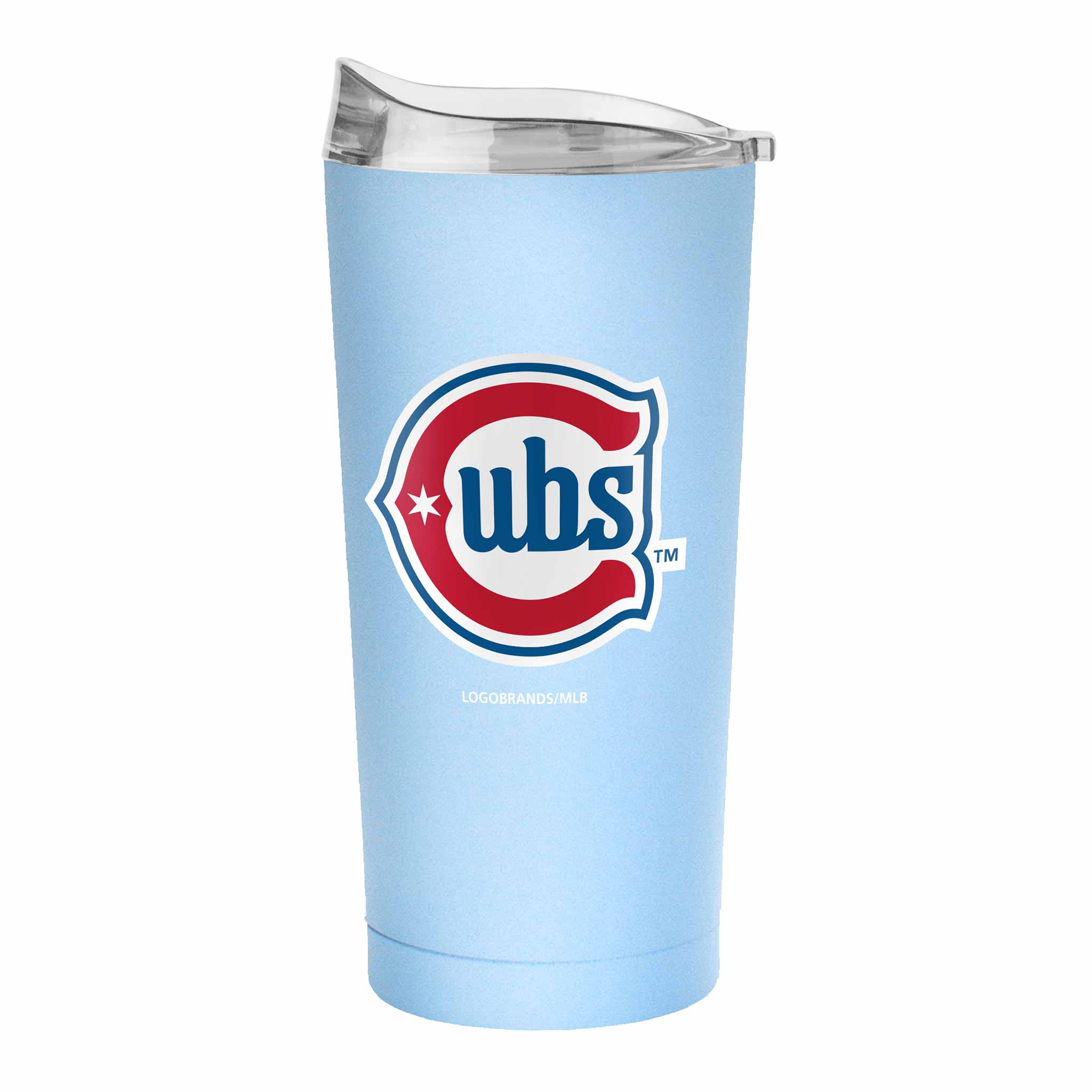 Chicago Cubs 20oz Baby Blue Alt 2 Rock Bear Logo Tumbler - Image 2