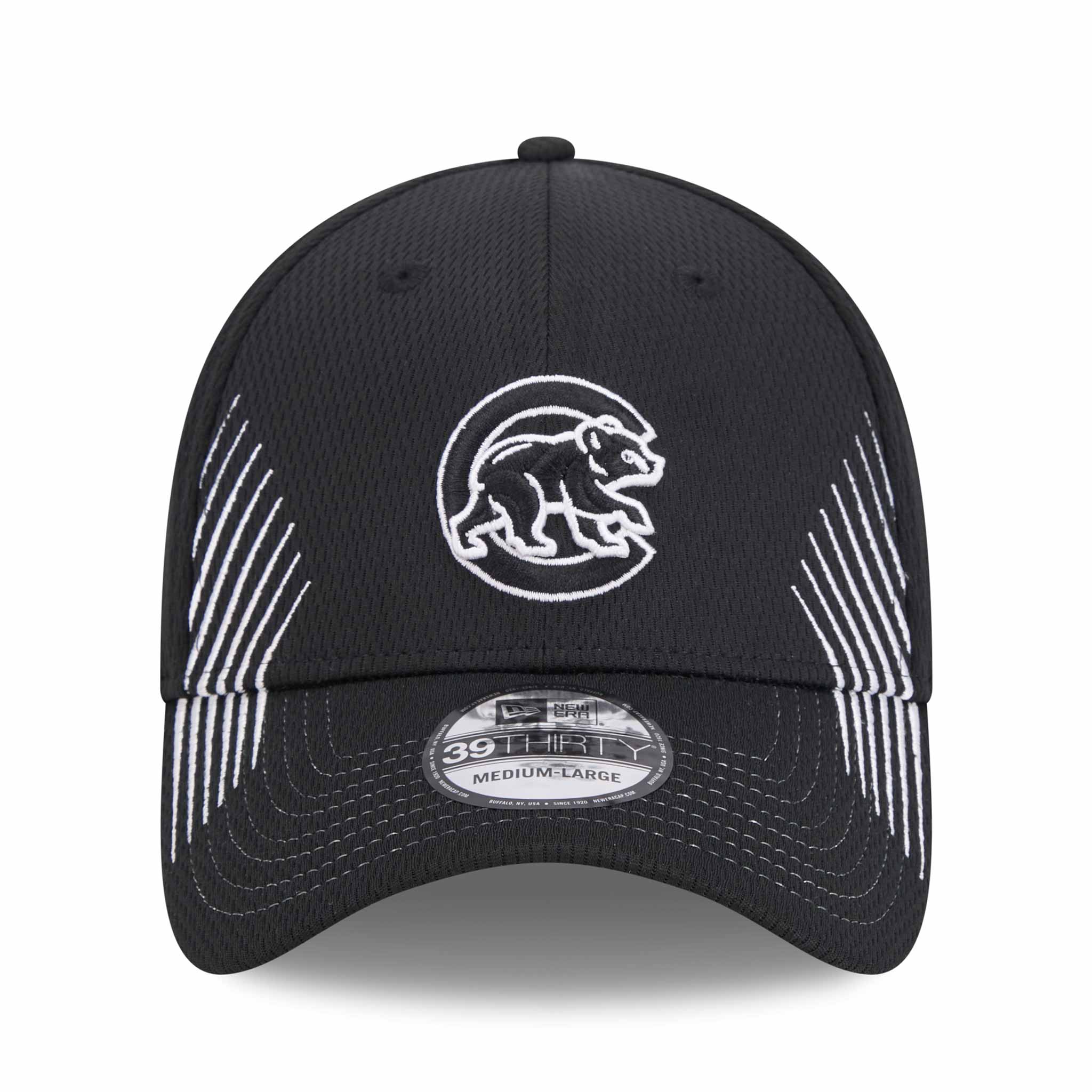 Chicago Cubs 3930 Active Black Walking Bear Stretch Fit Cap - Image 4